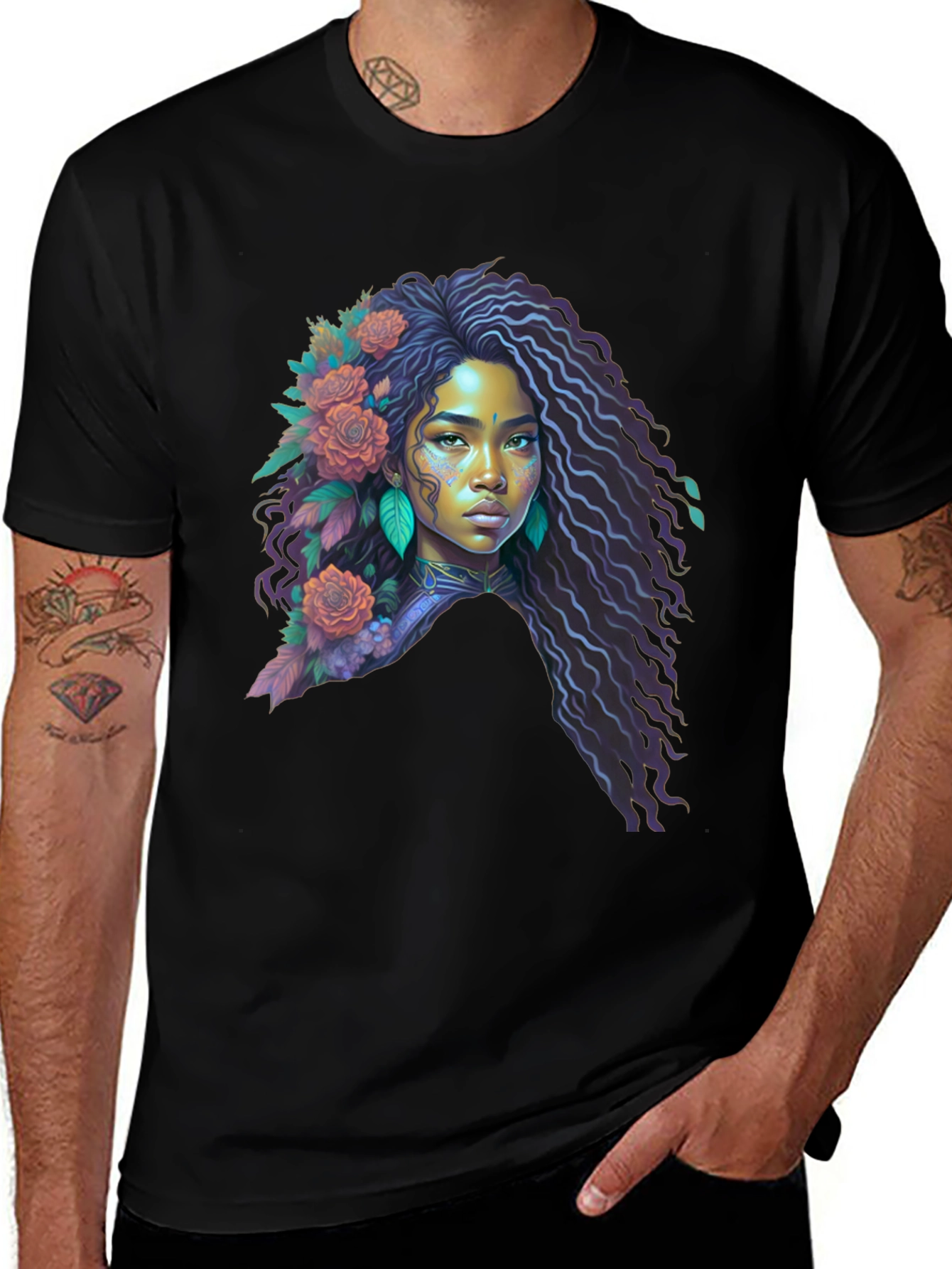 Floral Goddess Graphic Tee
