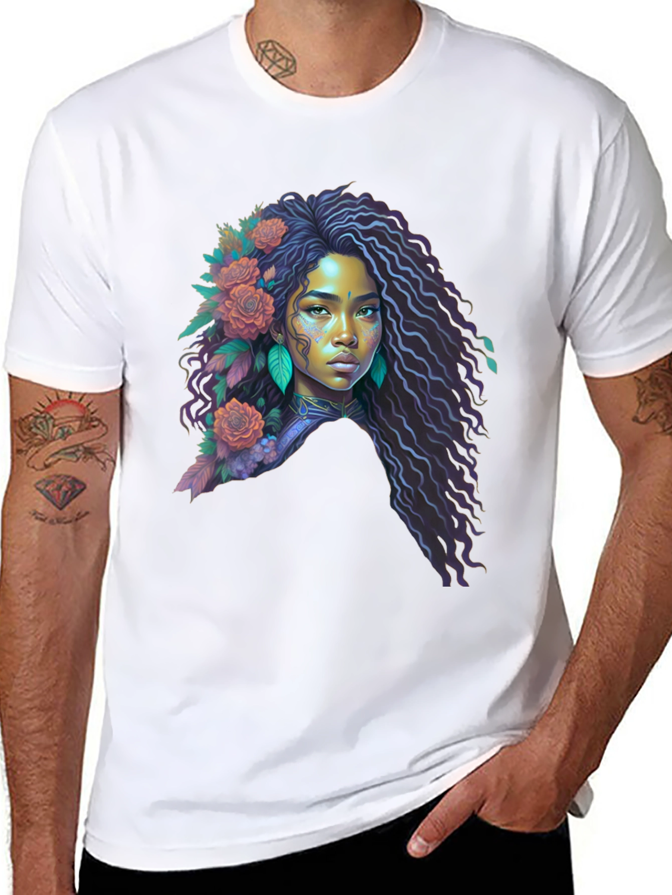 Floral Goddess Graphic Tee