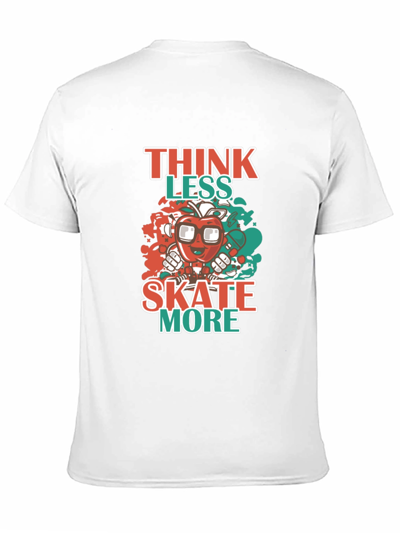 Think Less Skate More Graphic Tee