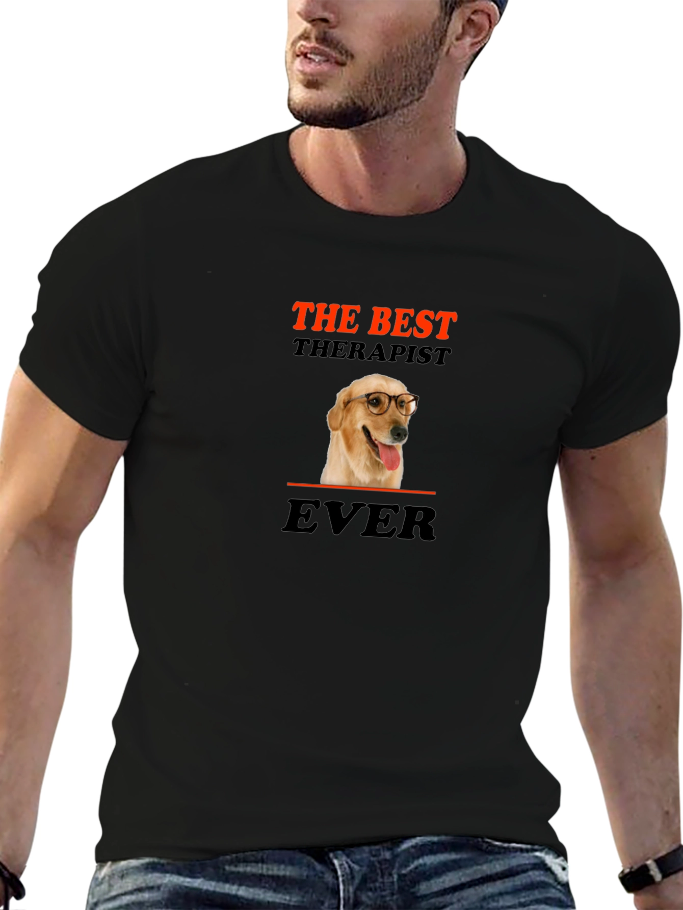 Best Dog Therapist Ever Graphic T-Shirt