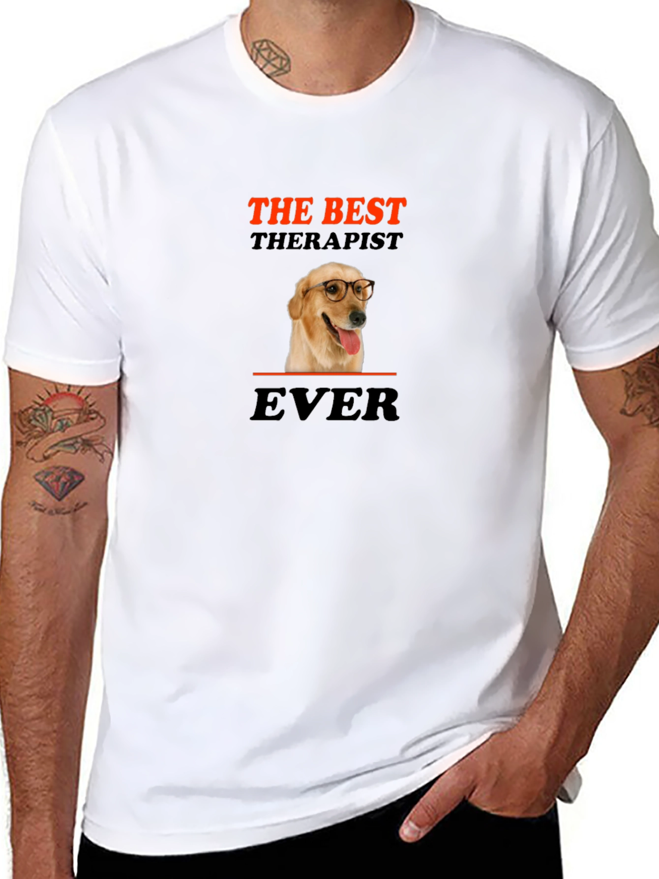 Best Dog Therapist Ever Graphic T-Shirt
