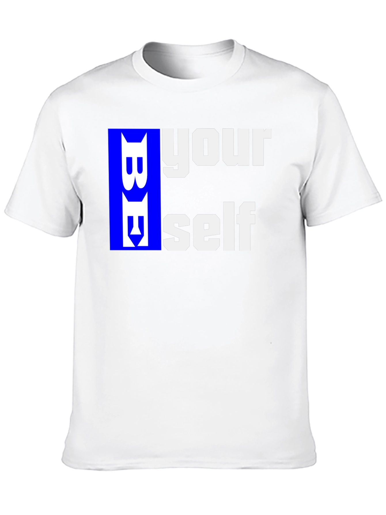Be Yourself Graphic T-Shirt - Black Casual Tee