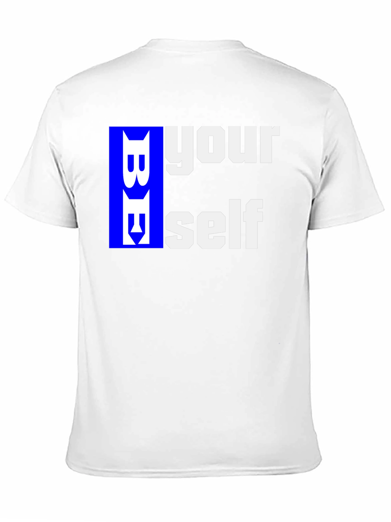 Be Yourself Graphic T-Shirt - Black Casual Tee