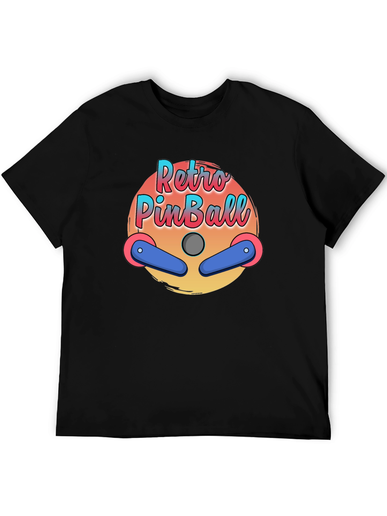 Retro Pinball Graphic T-Shirt