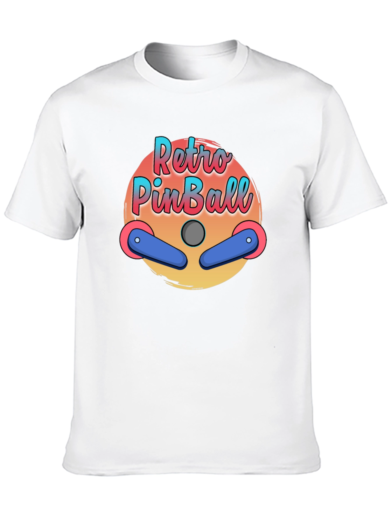 Retro Pinball Graphic T-Shirt