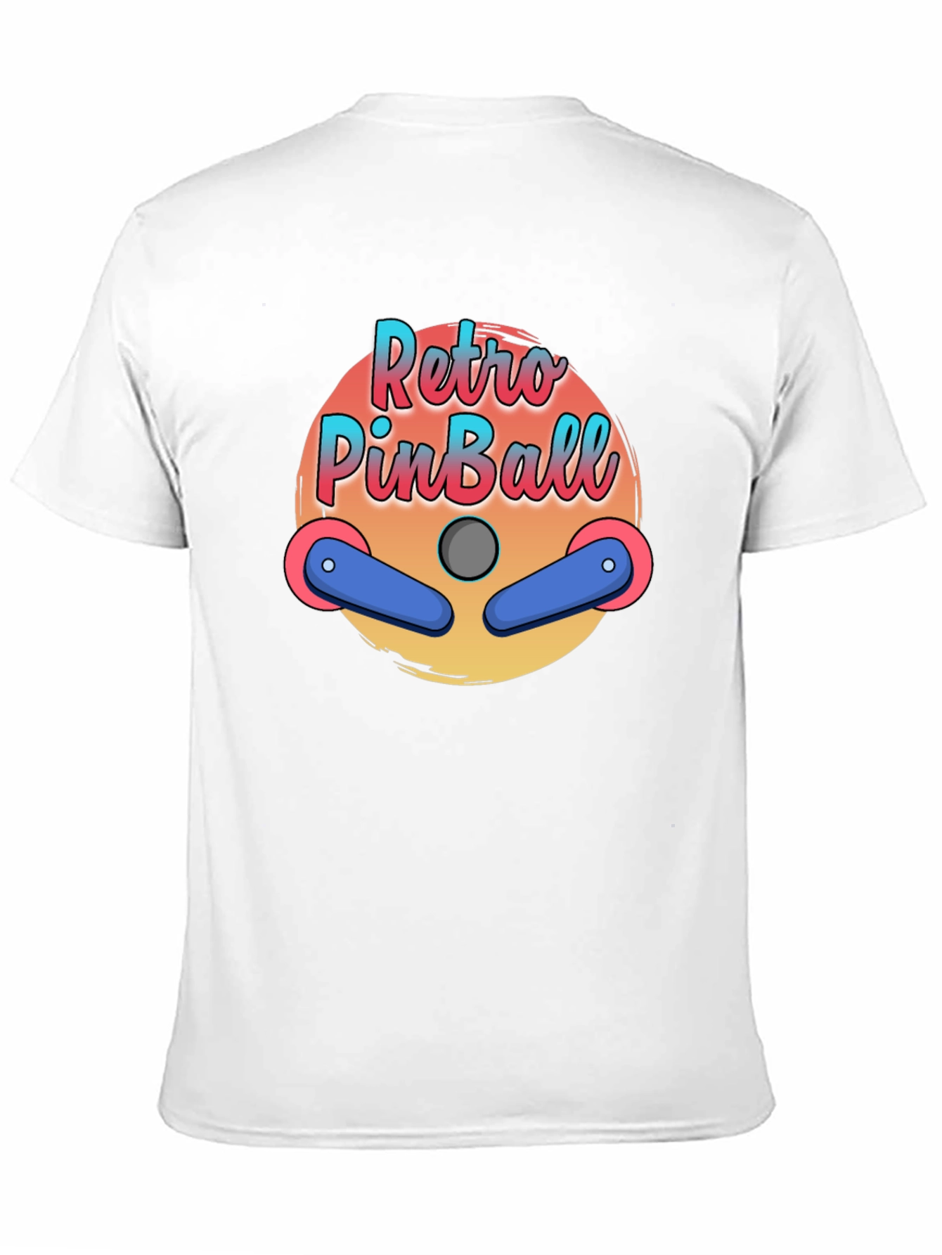Retro Pinball Graphic T-Shirt