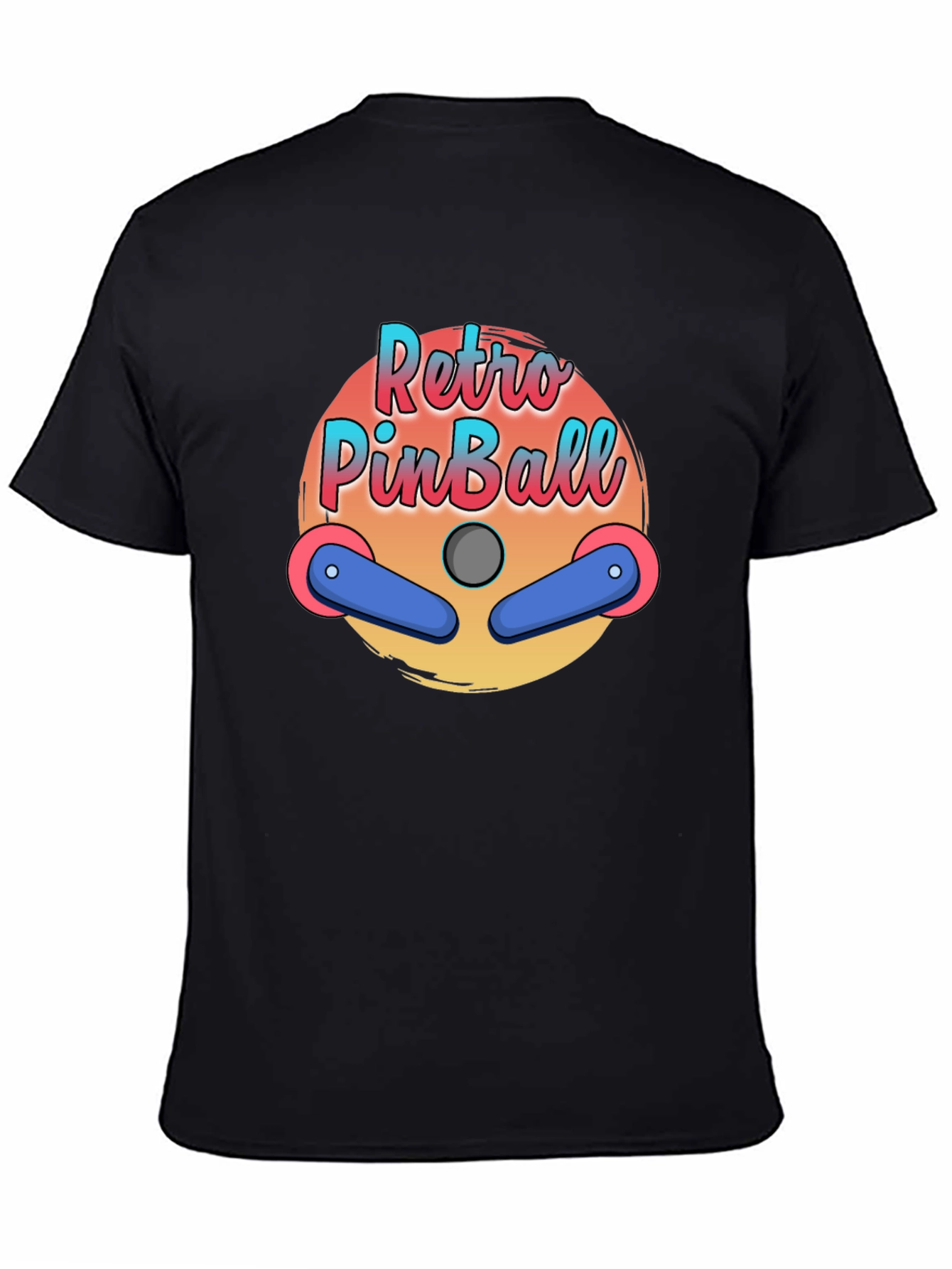 Retro Pinball Graphic T-Shirt