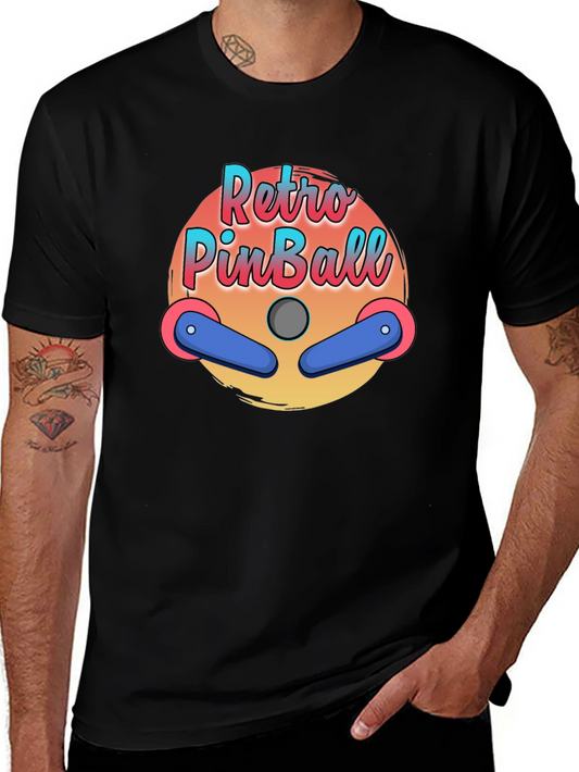 Retro Pinball Graphic T-Shirt