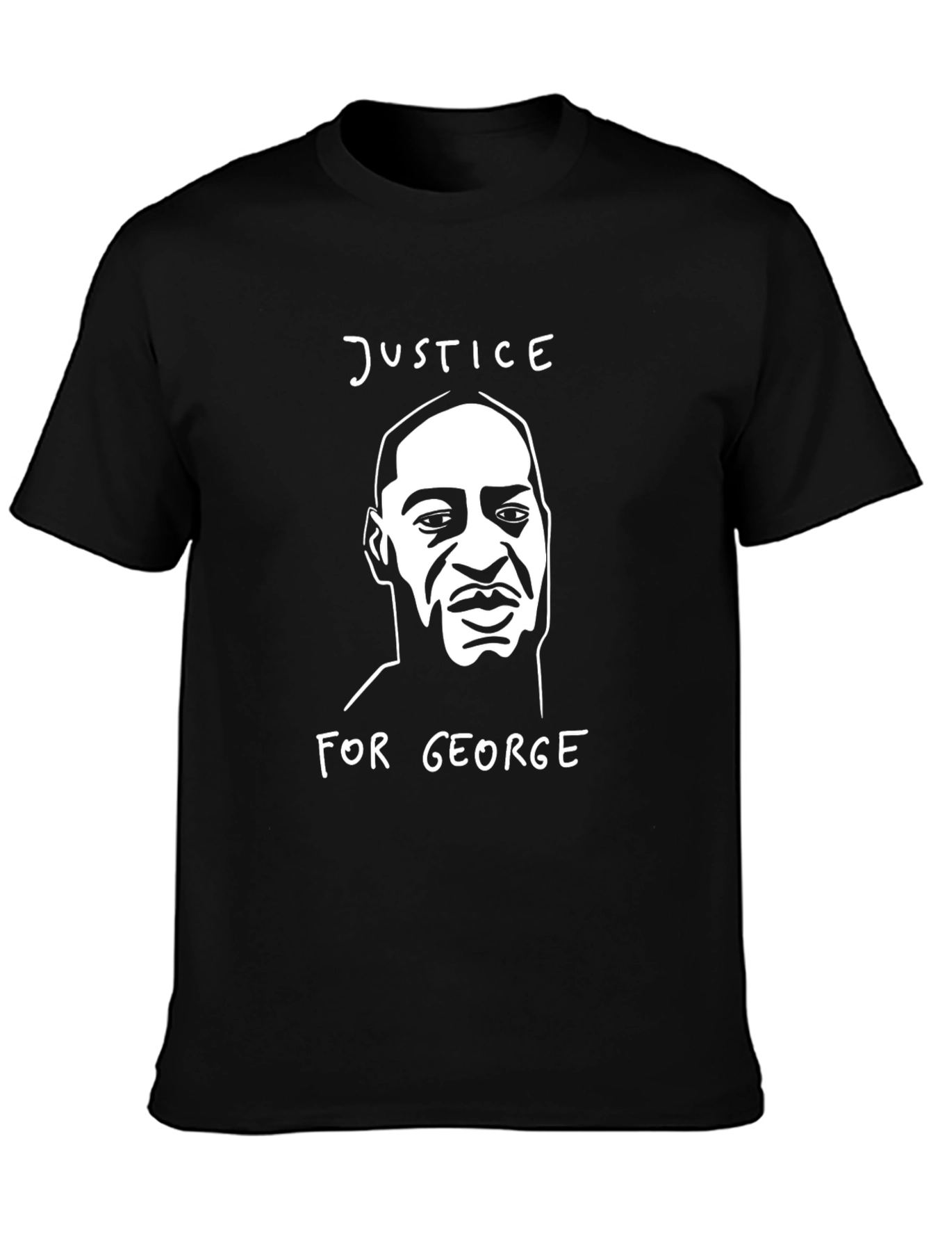 Justice for George Black T-Shirt