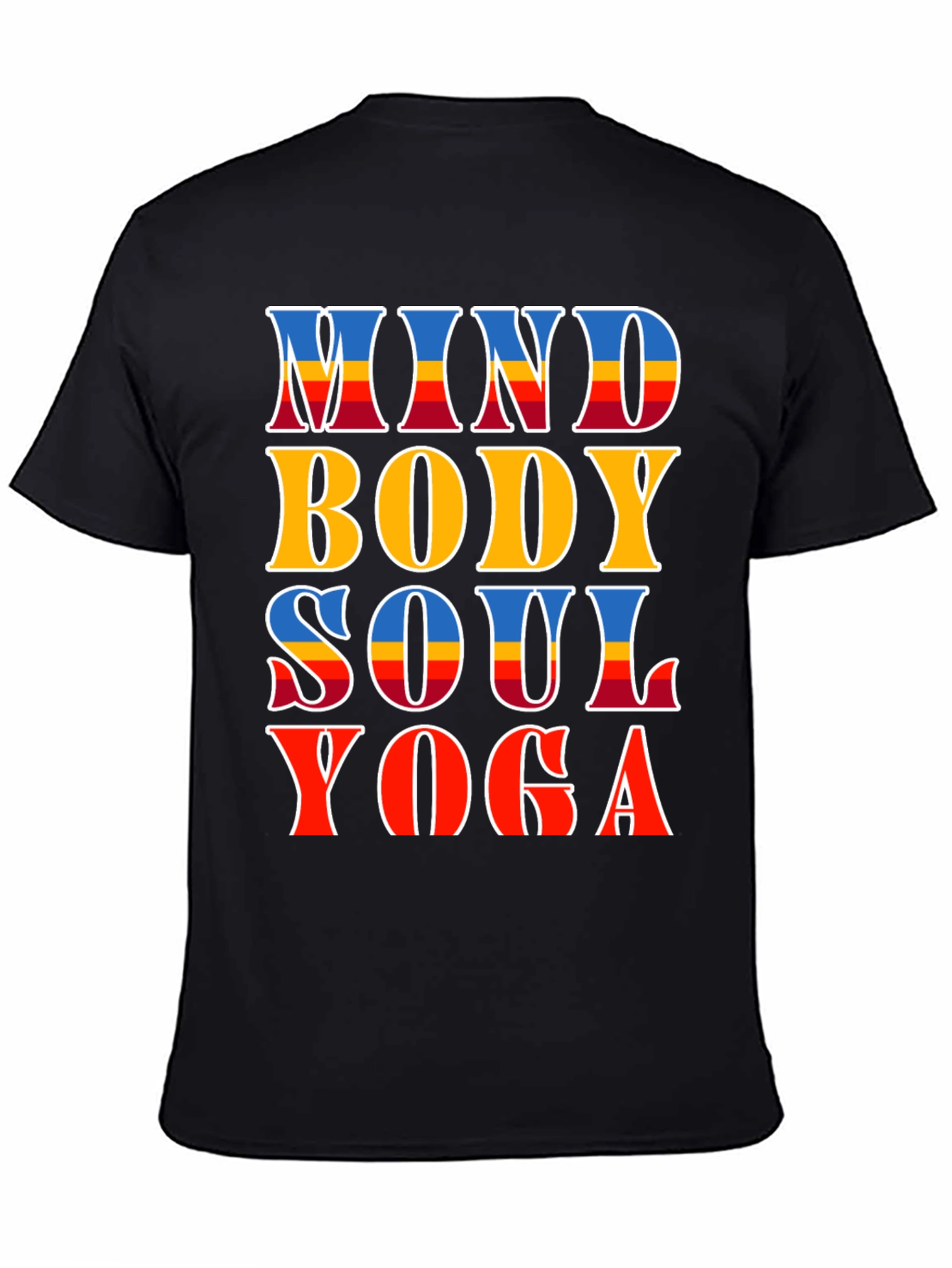 Mind Body Soul Yoga T-Shirt - Spiritual Comfort