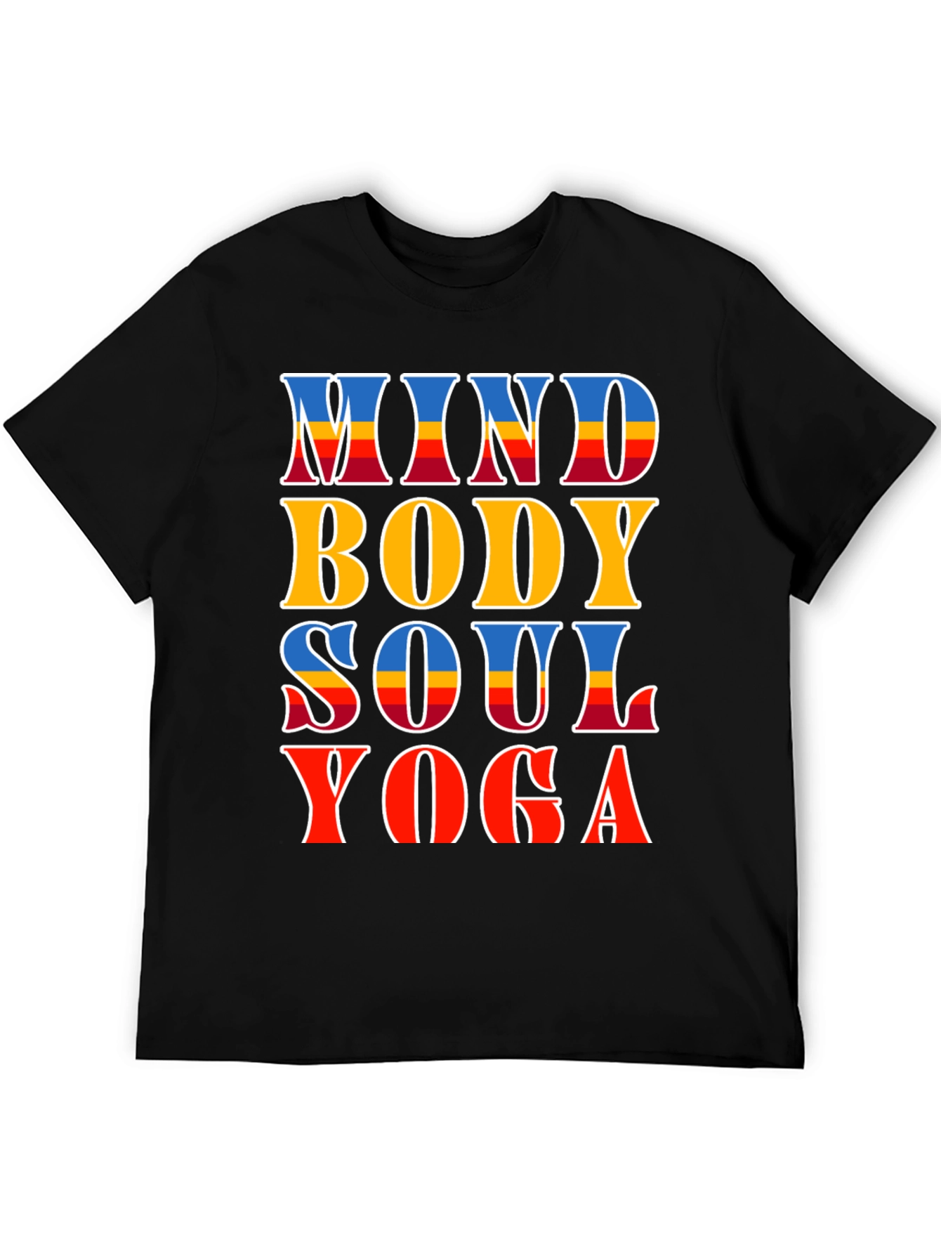 Mind Body Soul Yoga T-Shirt - Spiritual Comfort