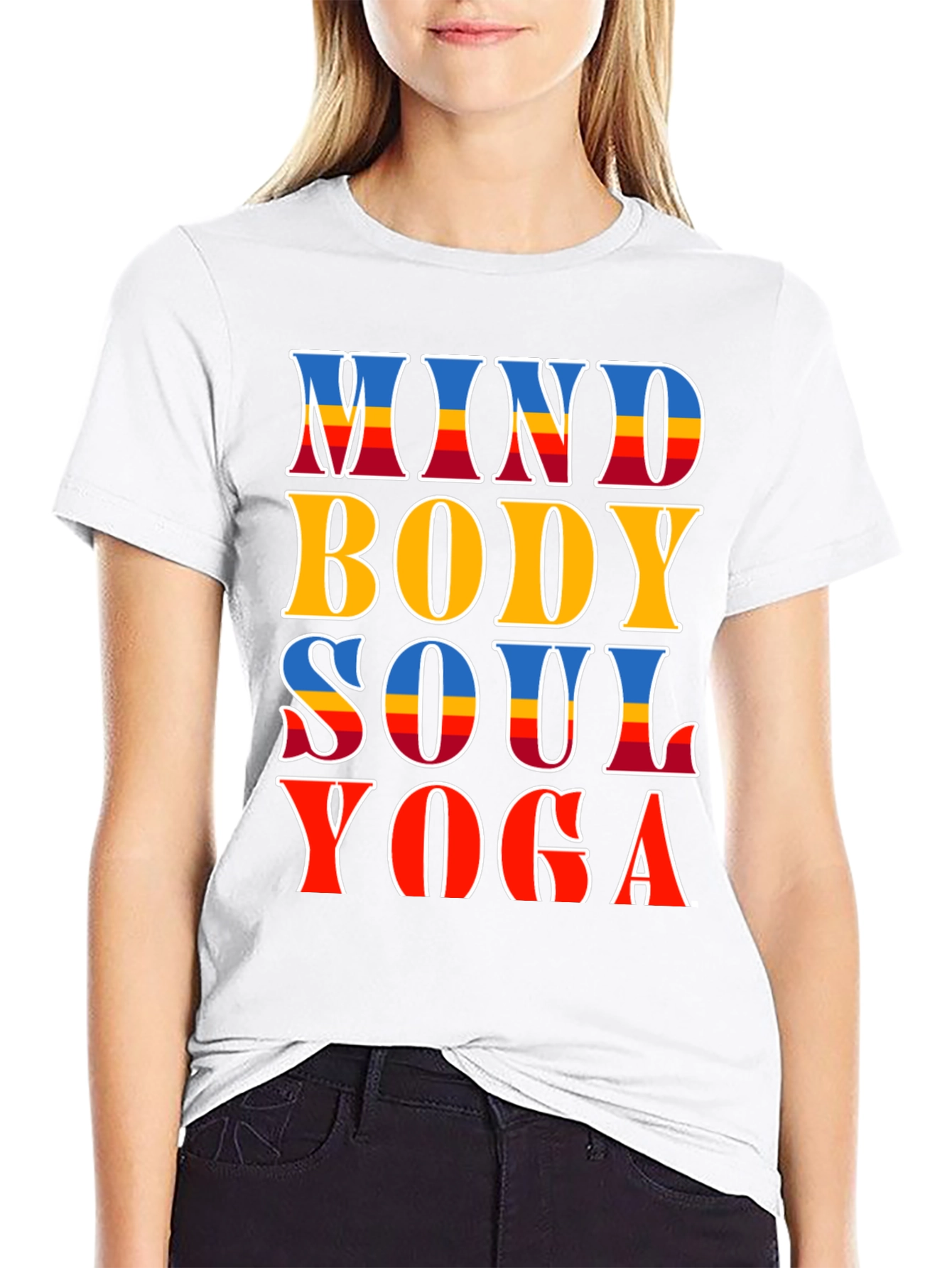 Mind Body Soul Yoga T-Shirt - Spiritual Comfort
