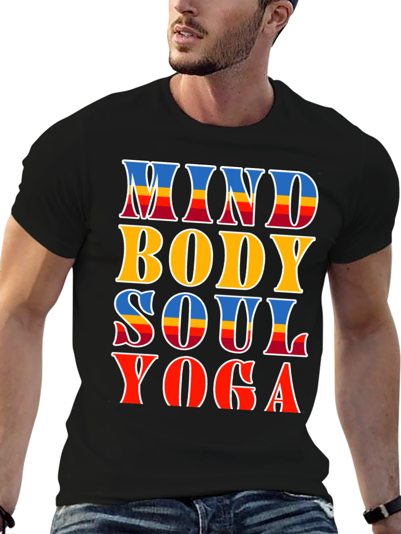 Mind Body Soul Yoga T-Shirt - Spiritual Comfort