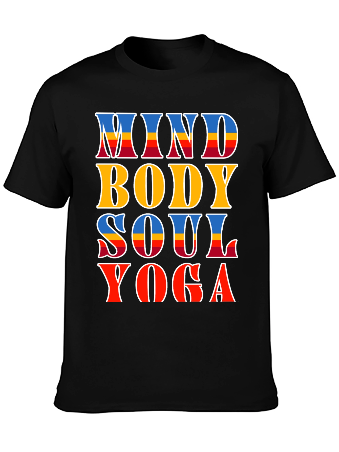 Mind Body Soul Yoga T-Shirt - Spiritual Comfort