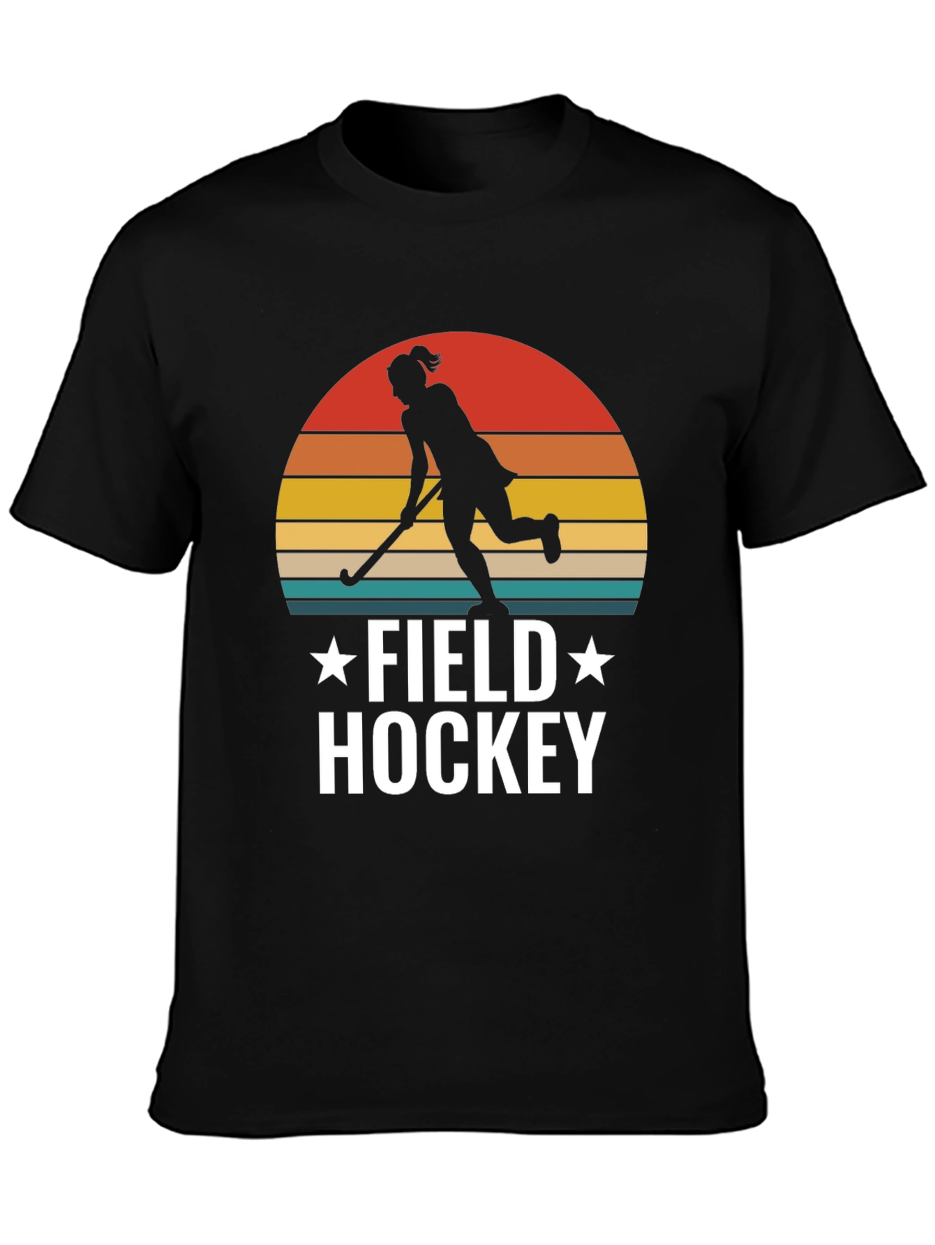 Field Hockey Sunset T-Shirt