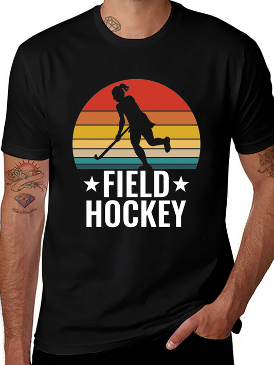 Field Hockey Sunset T-Shirt