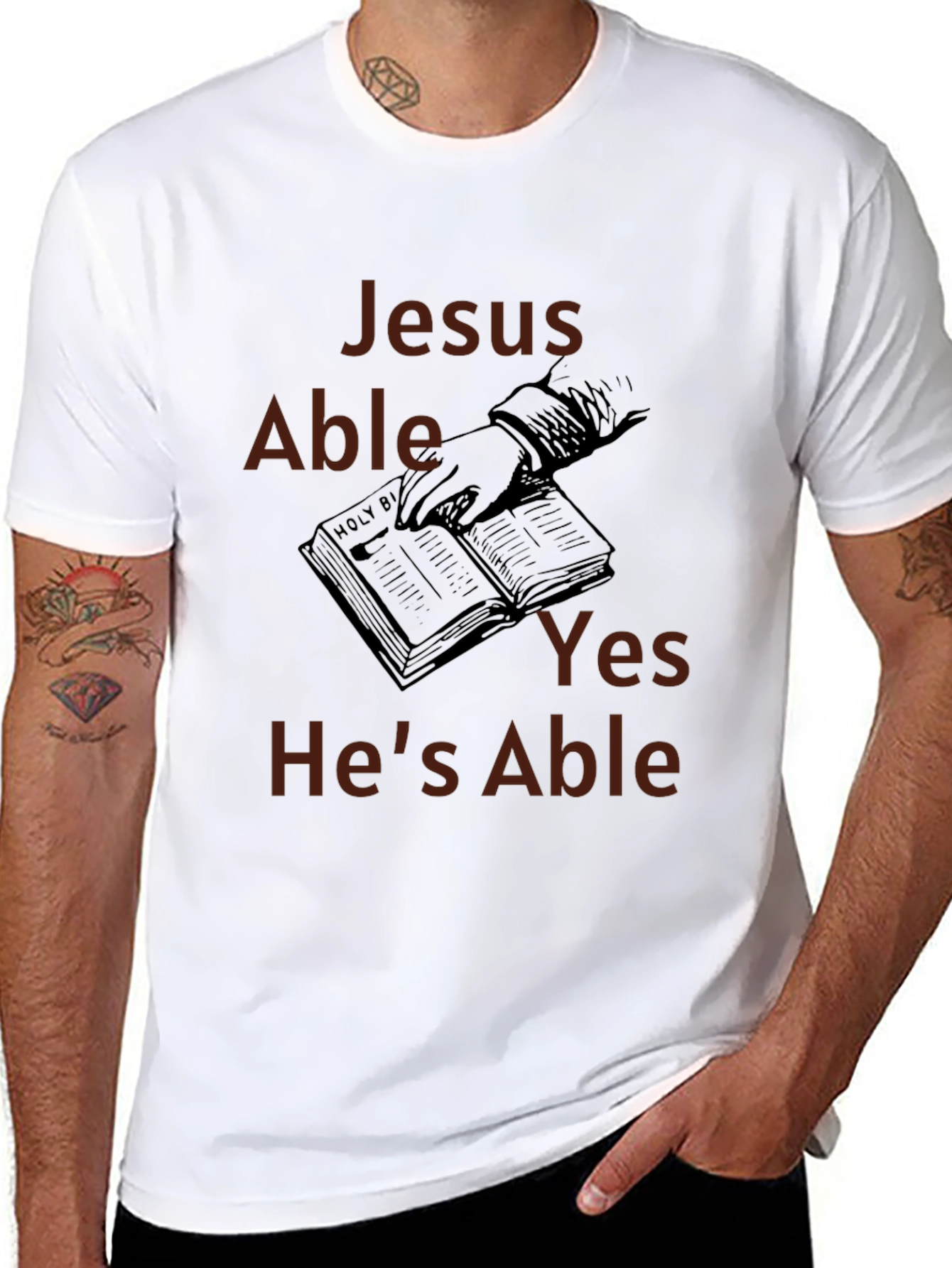 Jesus Able Graphic T-Shirt - Faith Based Apparel