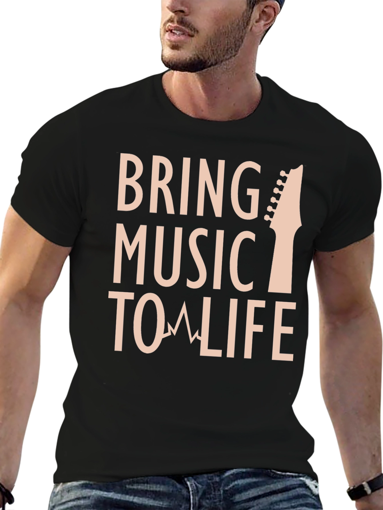 Bring Music to Life Graphic T-Shirt