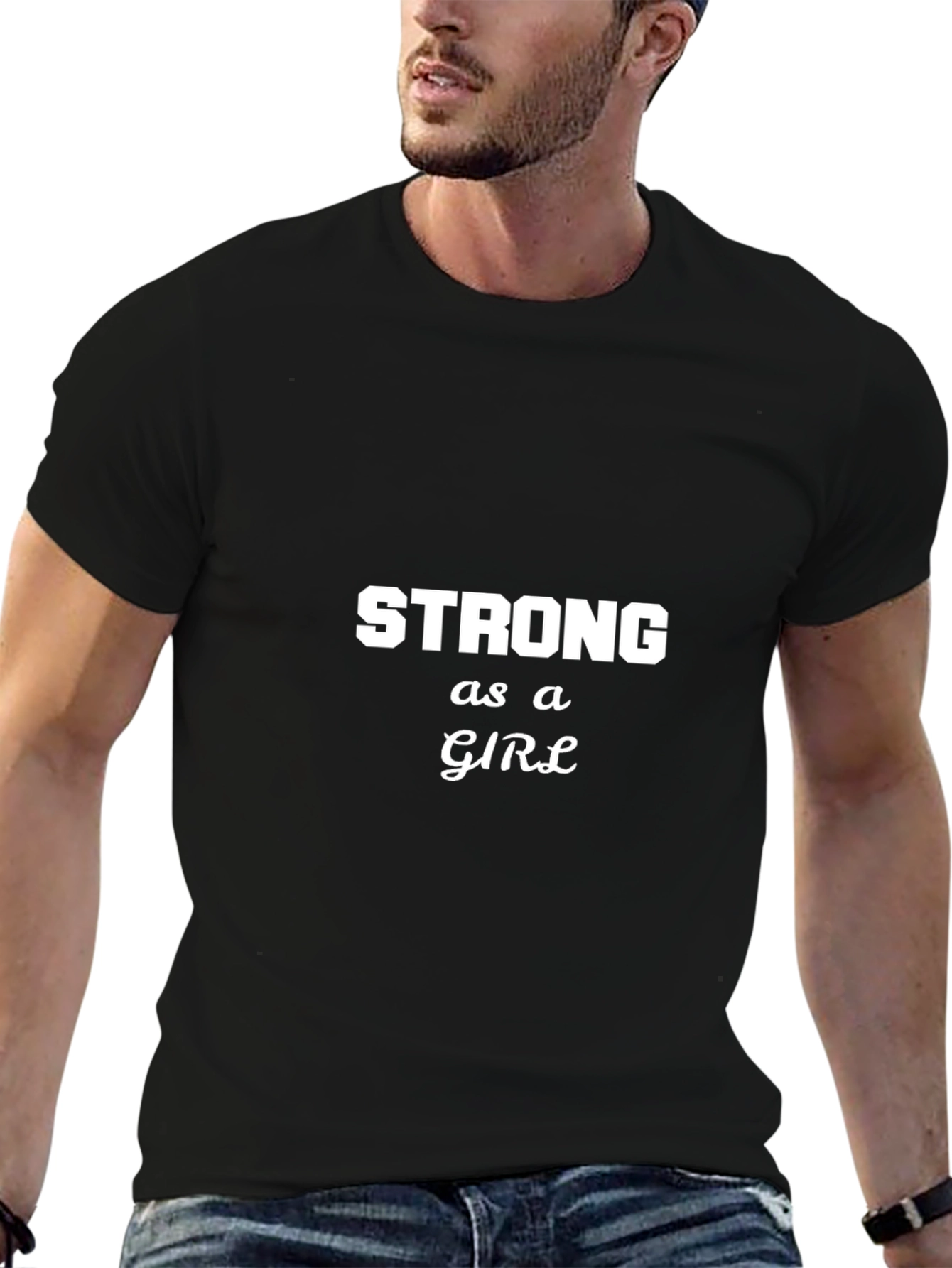 Strong as a Girl Graphic T-Shirt