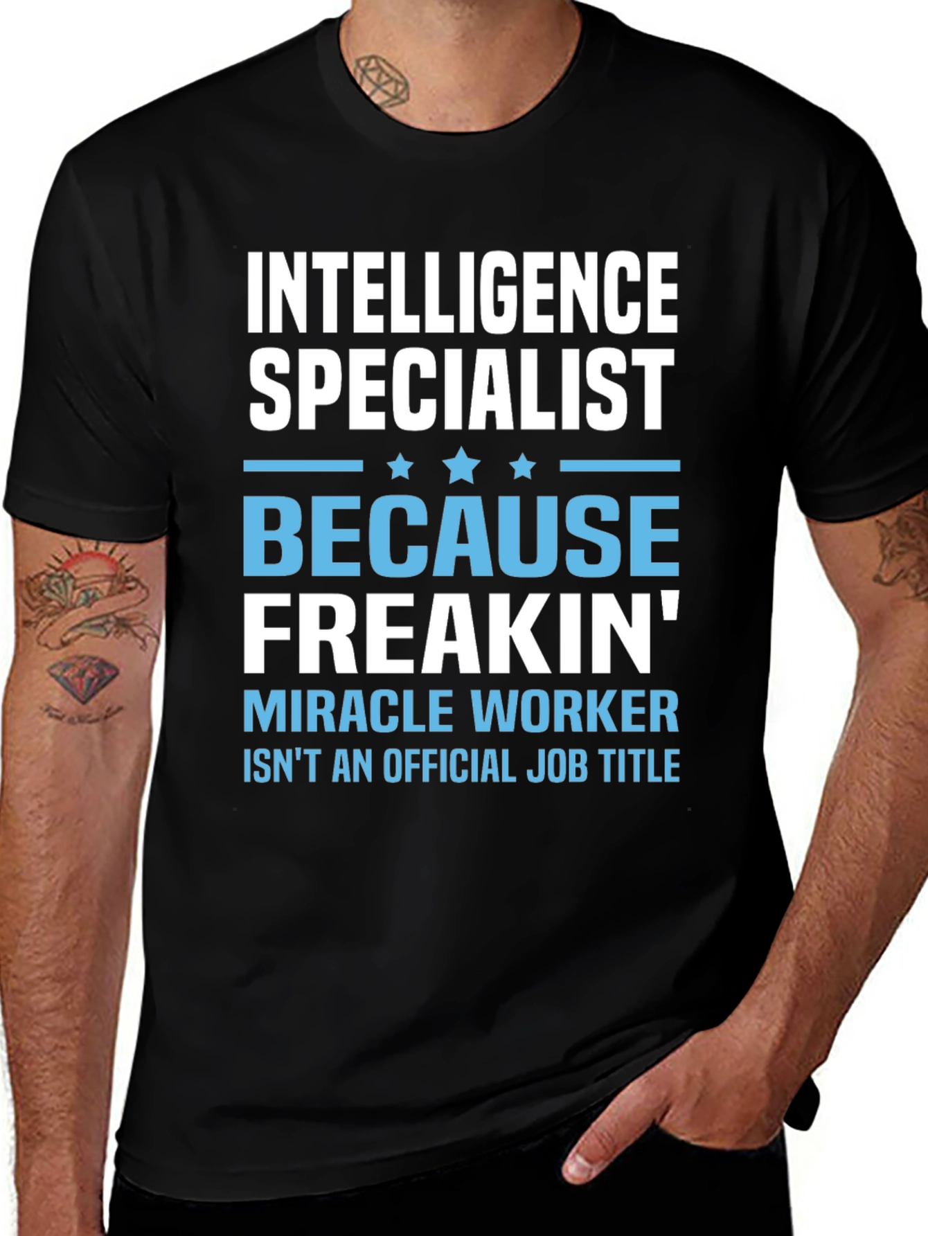 Intelligence Specialist Funny Job Title T-Shirt