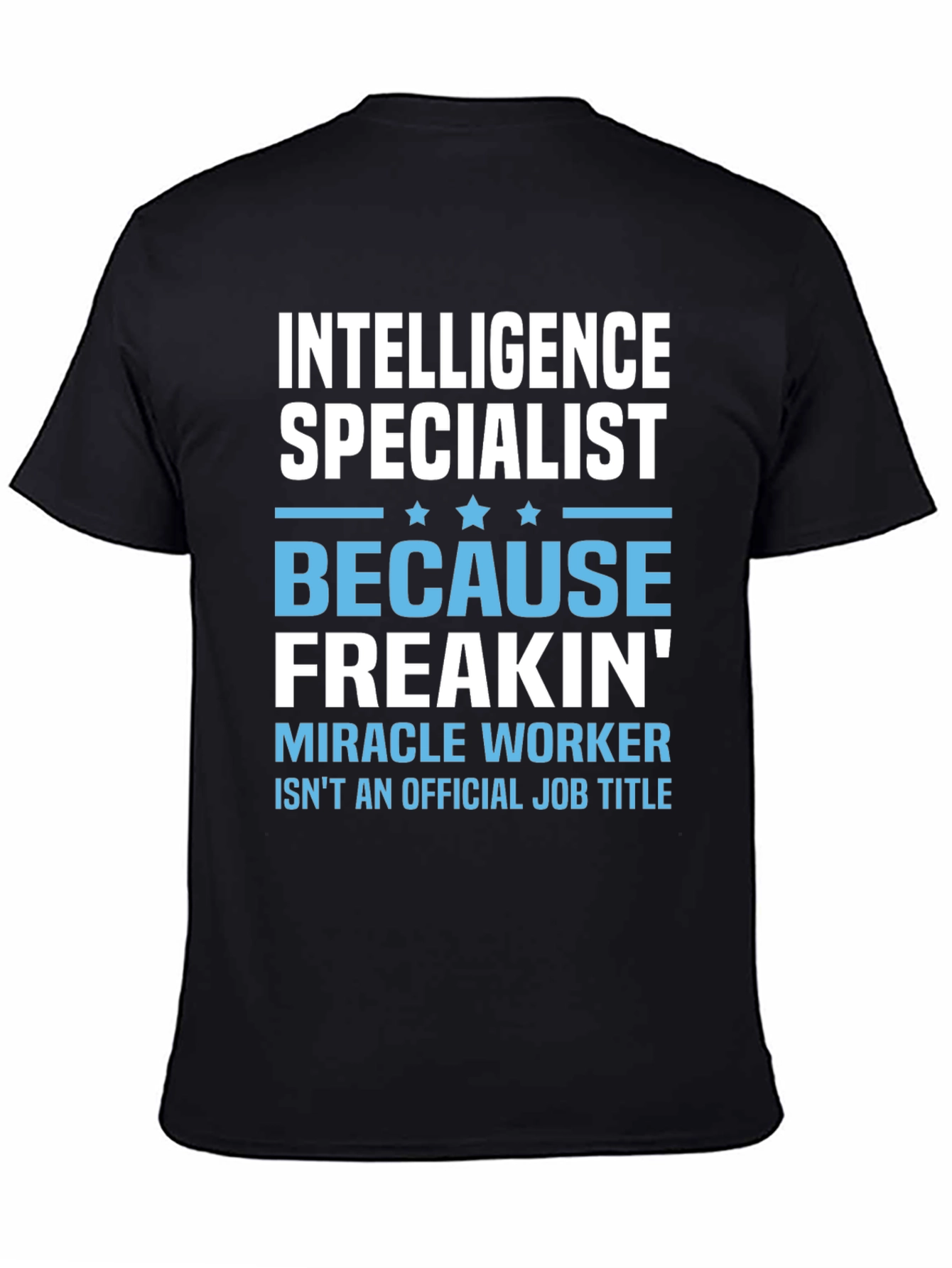 Intelligence Specialist Funny Job Title T-Shirt