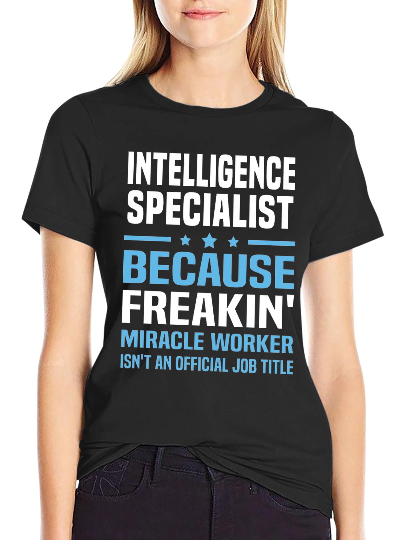 Intelligence Specialist Funny Job Title T-Shirt