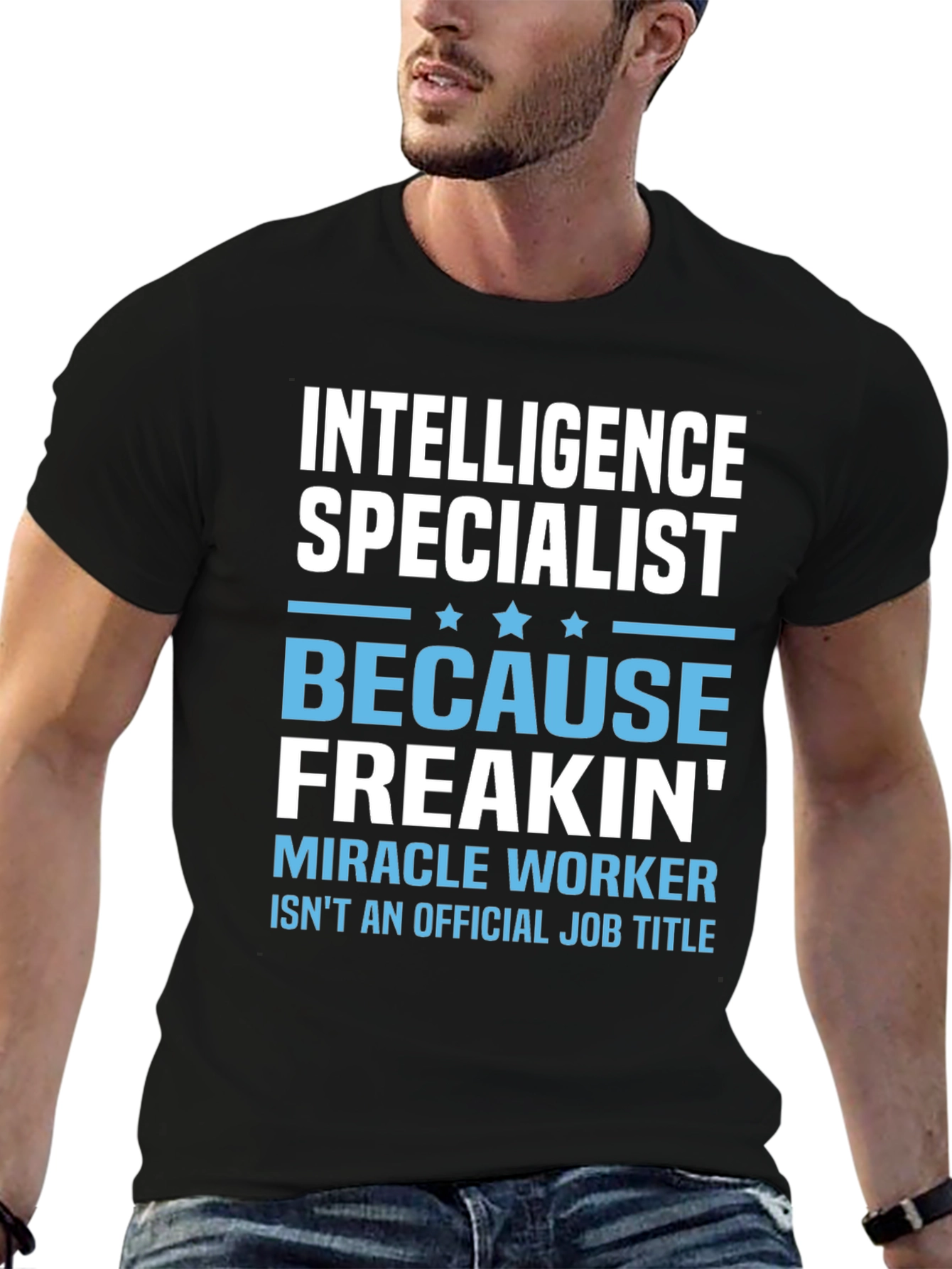 Intelligence Specialist Funny Job Title T-Shirt