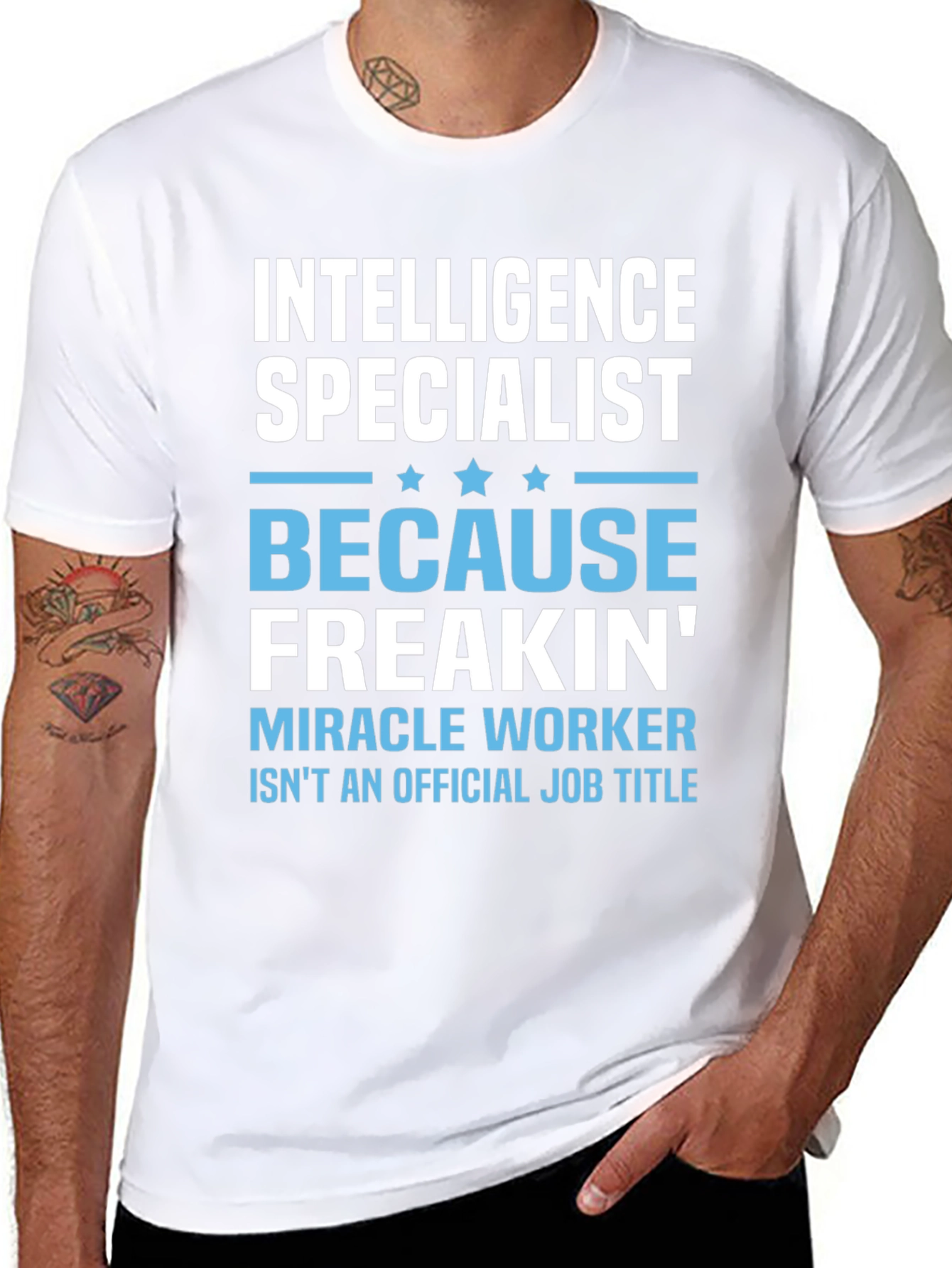 Intelligence Specialist Funny Job Title T-Shirt