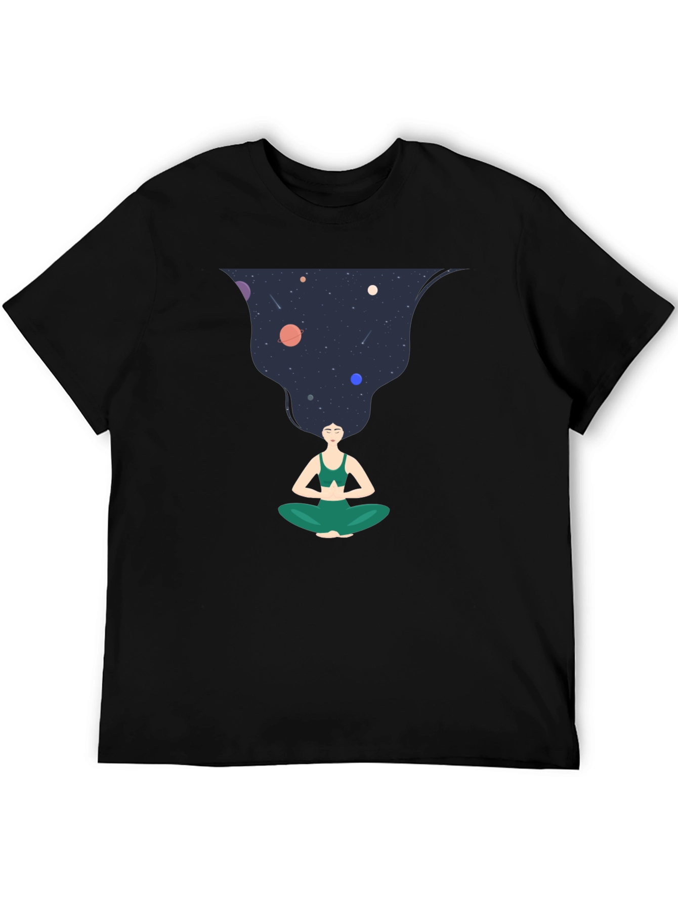 Yoga Galaxy Mind T-Shirt - Meditate in Style