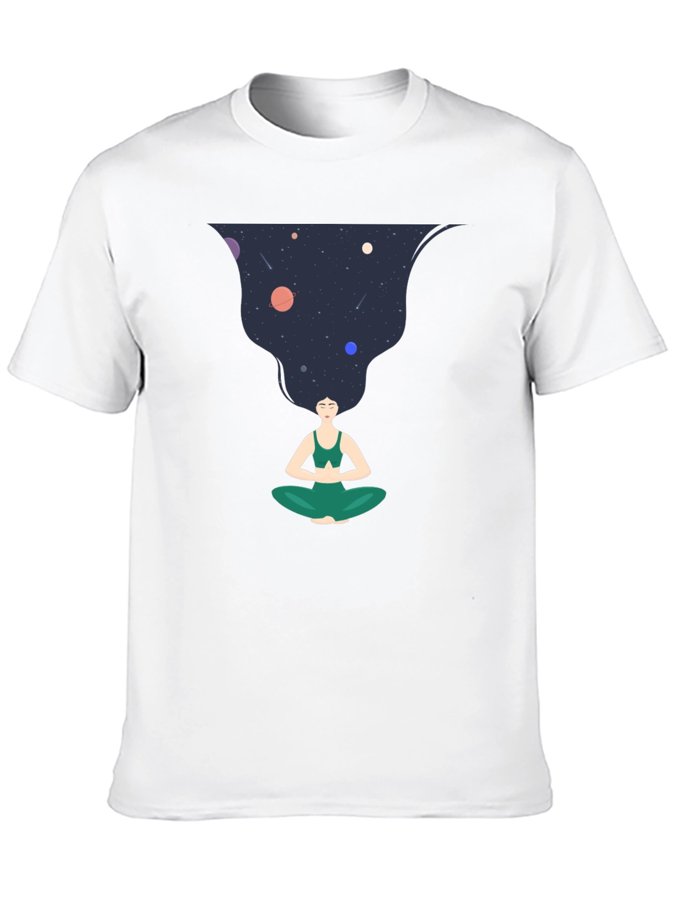 Yoga Galaxy Mind T-Shirt - Meditate in Style