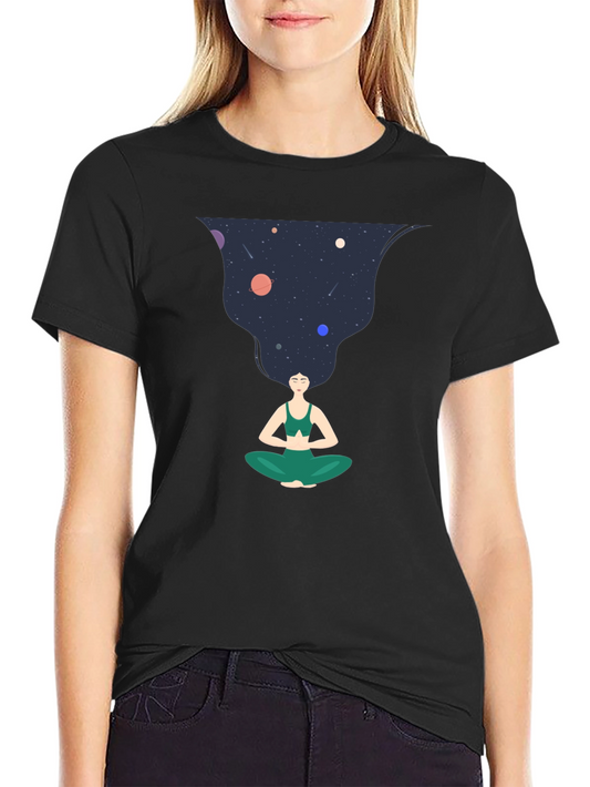 Yoga Galaxy Mind T-Shirt - Meditate in Style