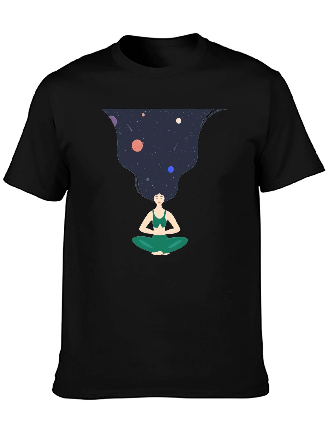 Yoga Galaxy Mind T-Shirt - Meditate in Style