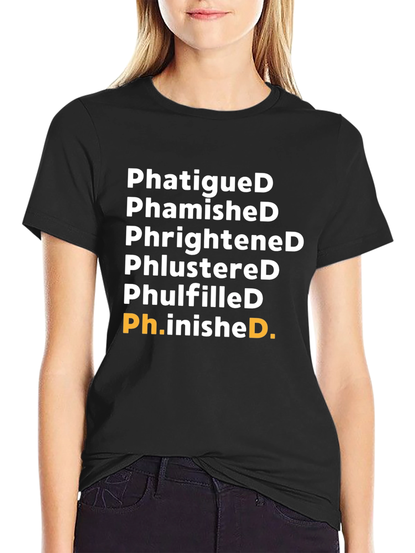 PhatigueD Graphic T-Shirt - Ph.inished Funny Tee
