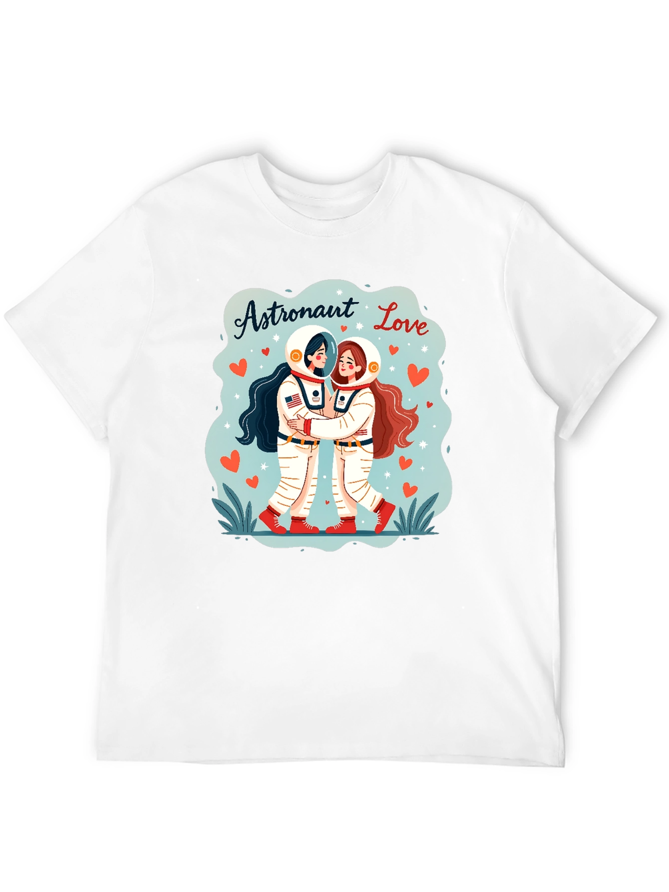 Astronaut Love Graphic T-Shirt