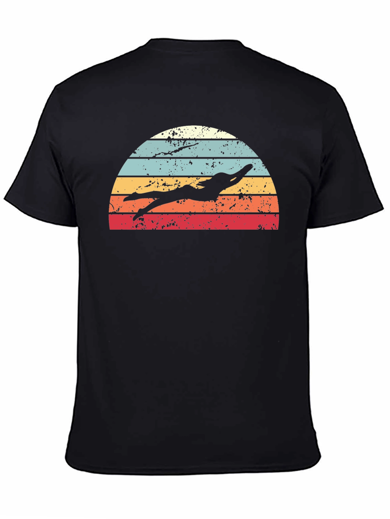 Retro Swimmer Graphic Tee