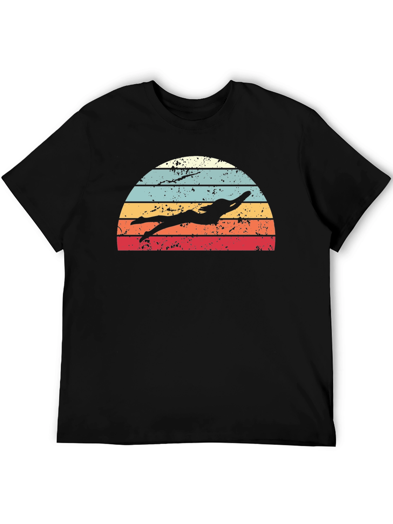 Retro Swimmer Graphic Tee