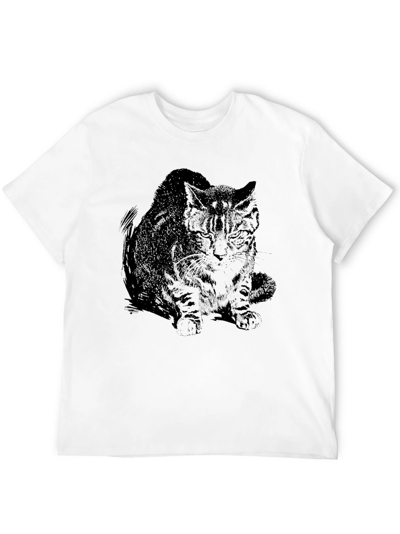 Black Cat Graphic T-Shirt