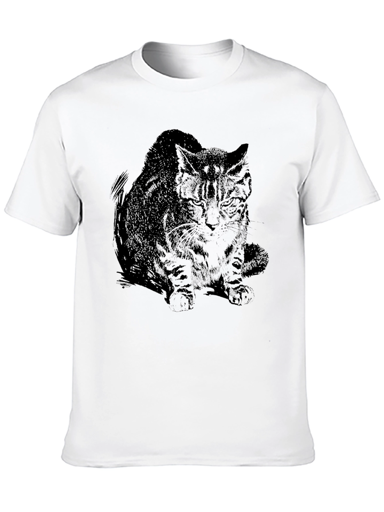 Black Cat Graphic T-Shirt