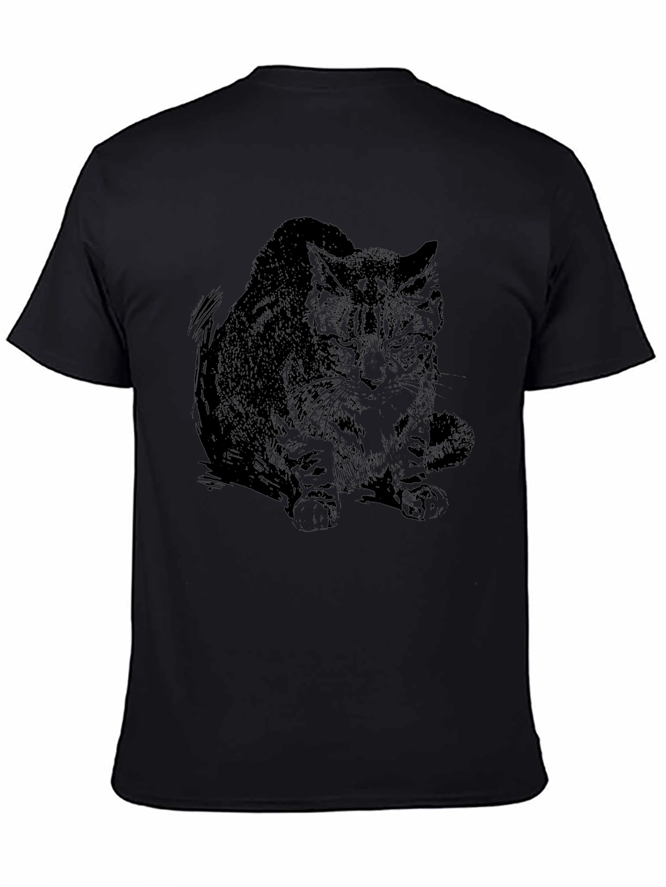 Black Cat Graphic T-Shirt