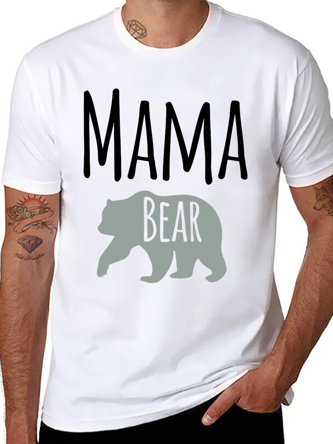 Mama Bear T-Shirt - Cute Graphic Tee
