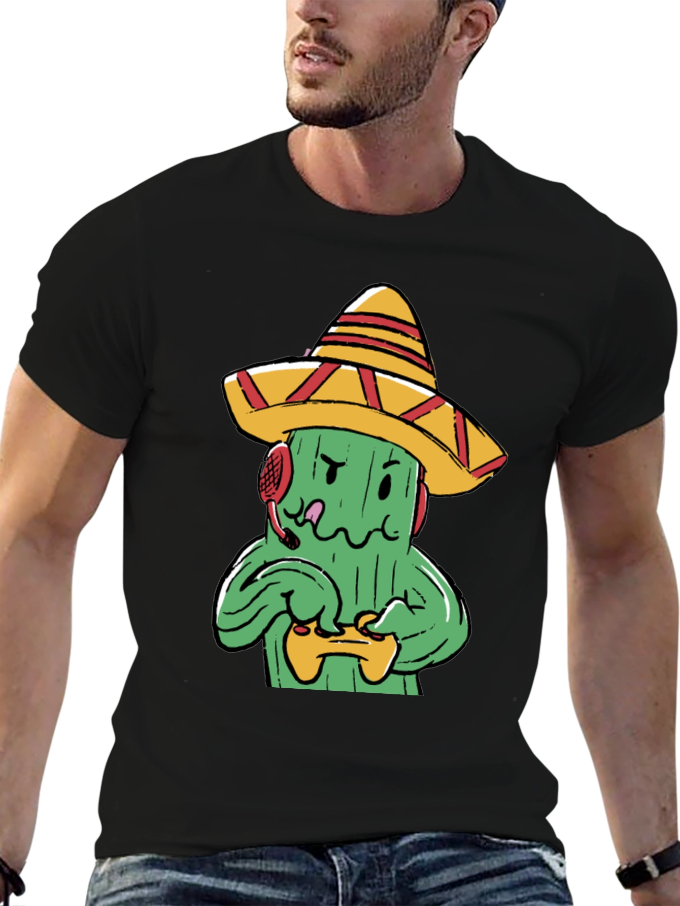 Gaming Cactus T-Shirt - Wear Your Passion!