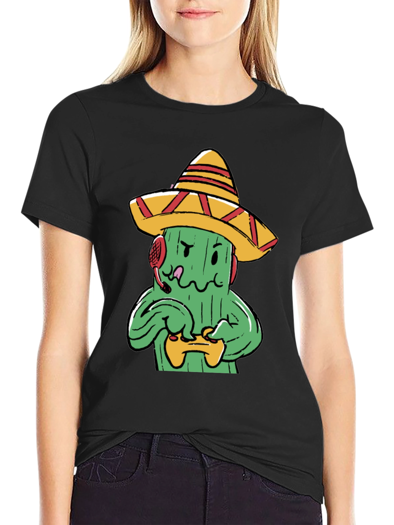 Gaming Cactus T-Shirt - Wear Your Passion!