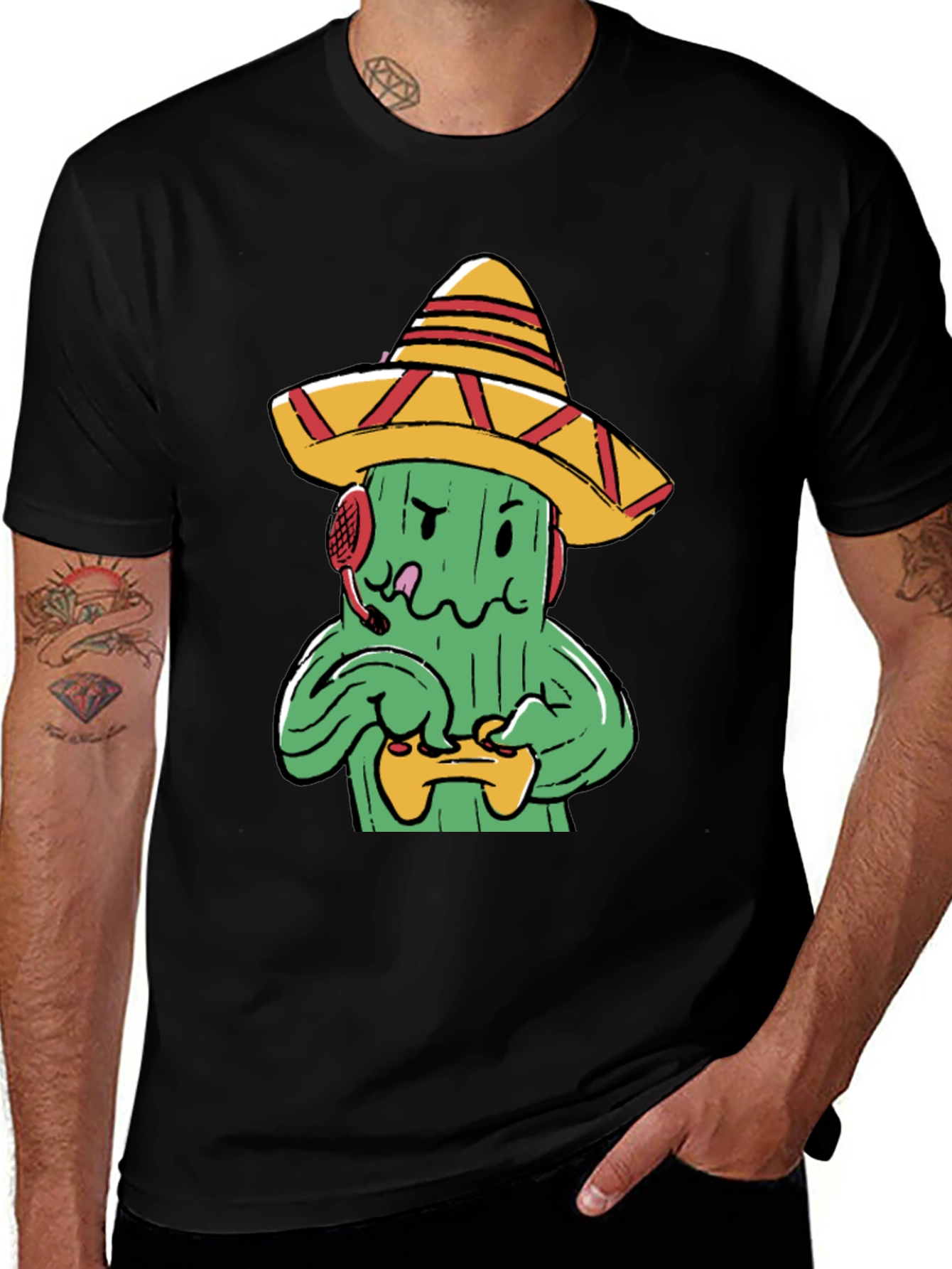 Gaming Cactus T-Shirt - Wear Your Passion!