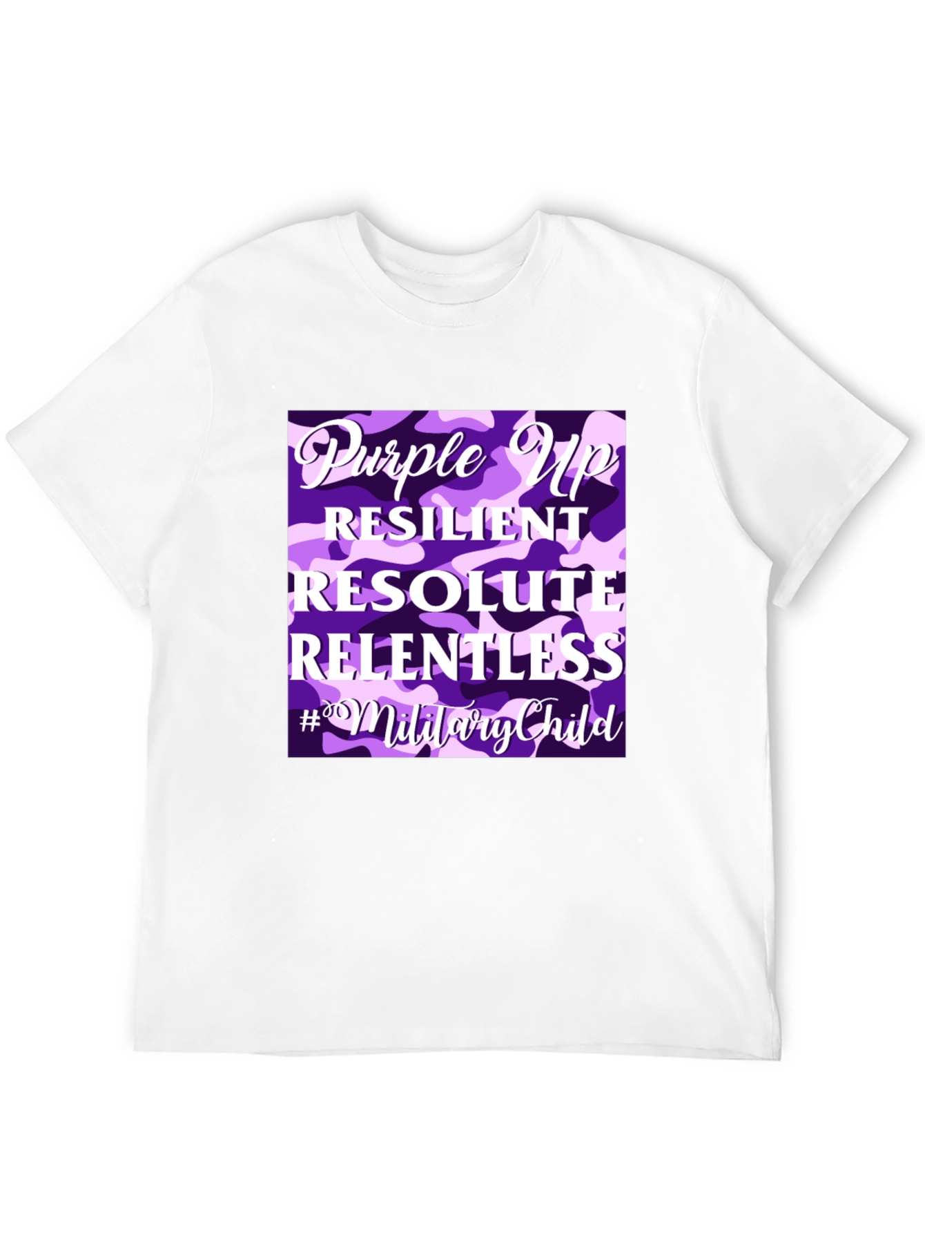 Purple Up Military Child T-Shirt