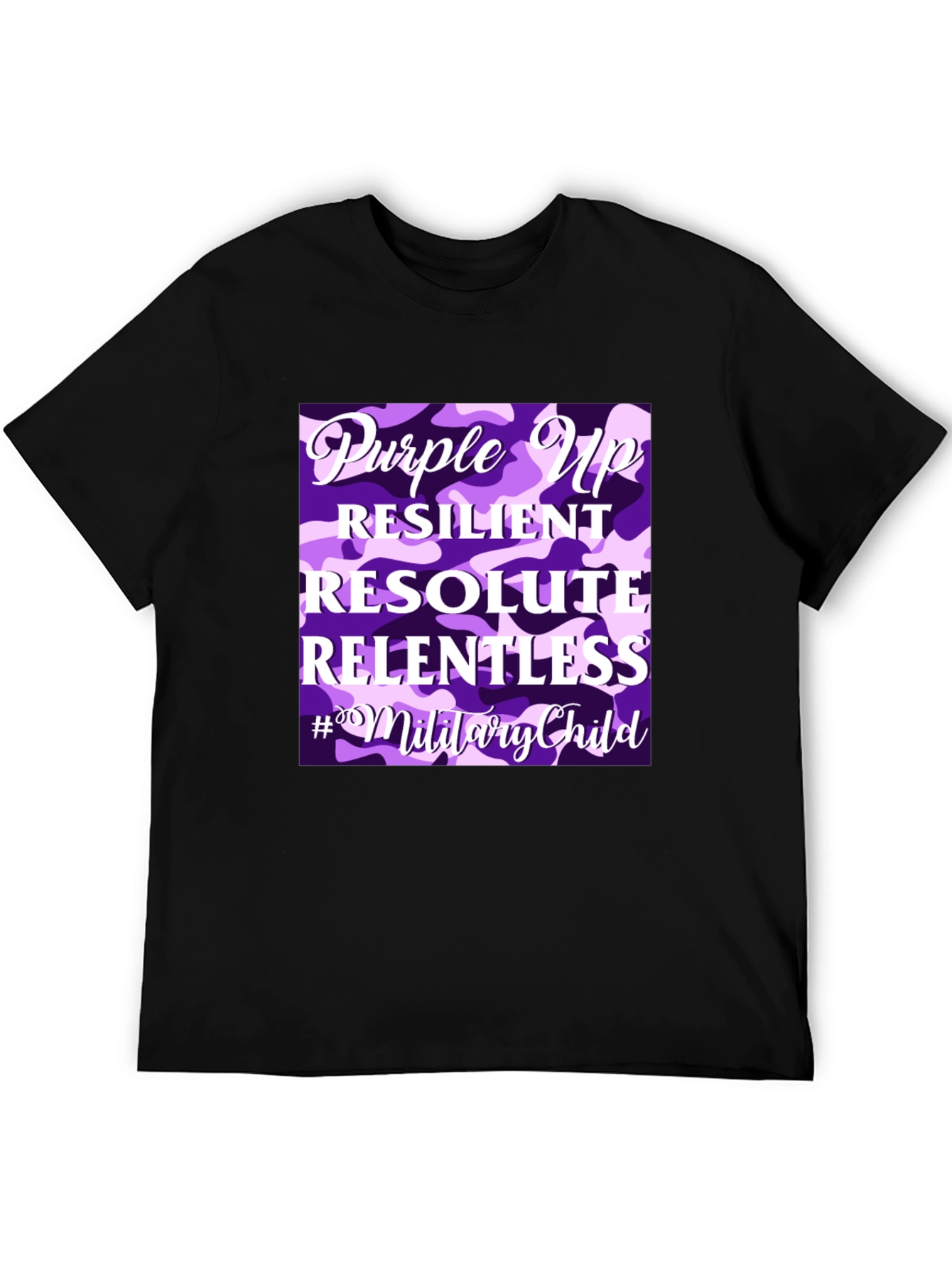 Purple Up Military Child T-Shirt
