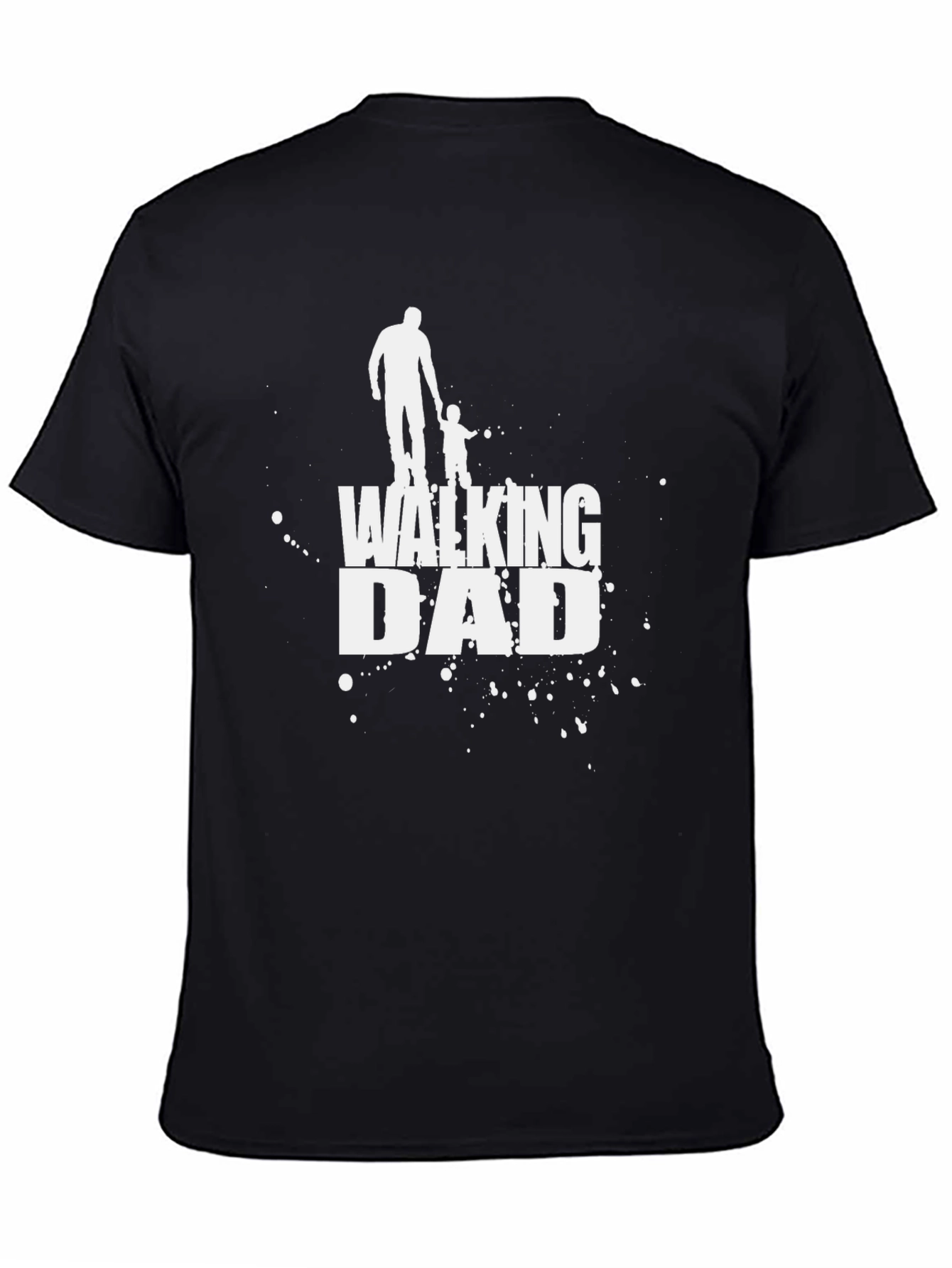 Walking Dad Graphic Tee - Black
