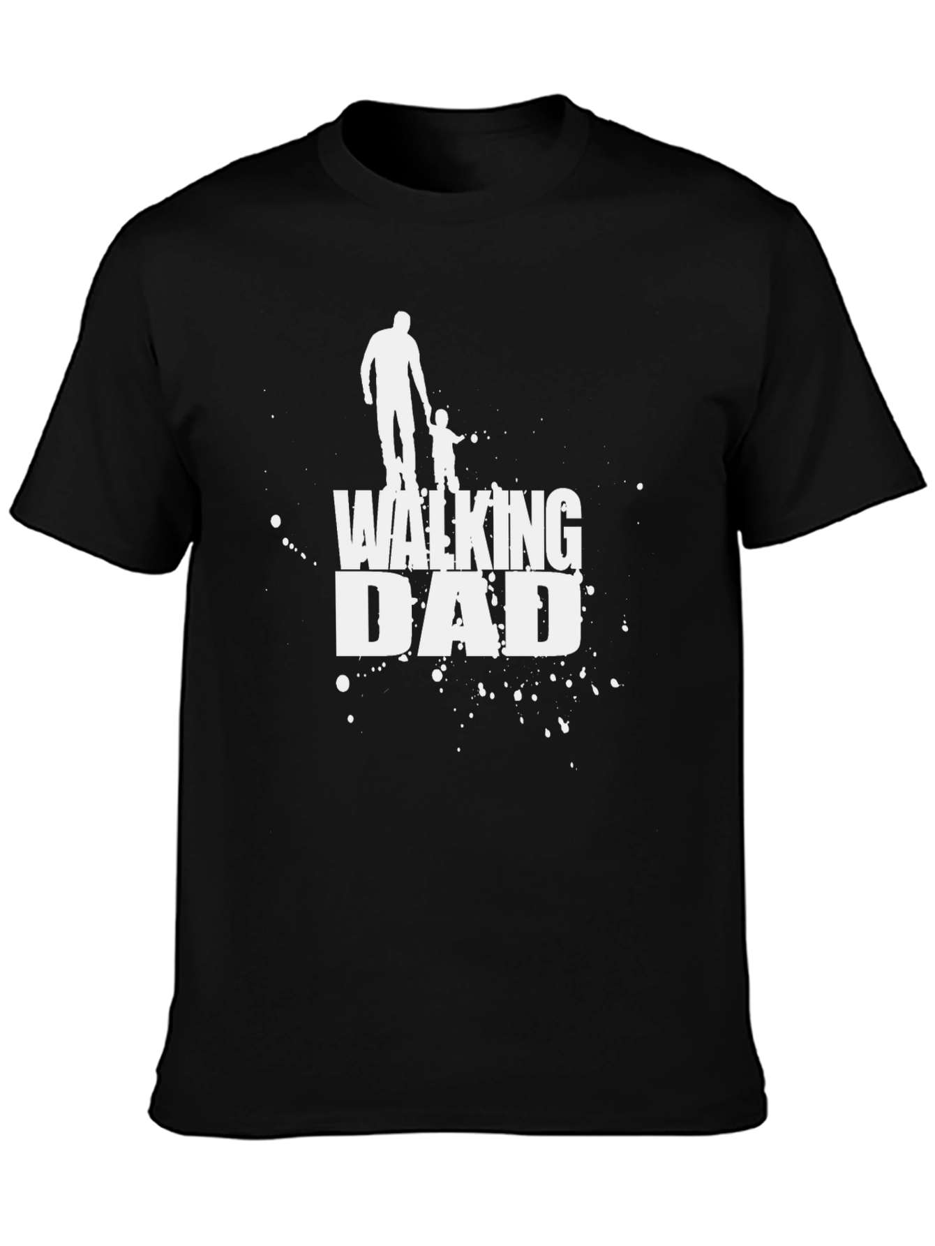 Walking Dad Graphic Tee - Black