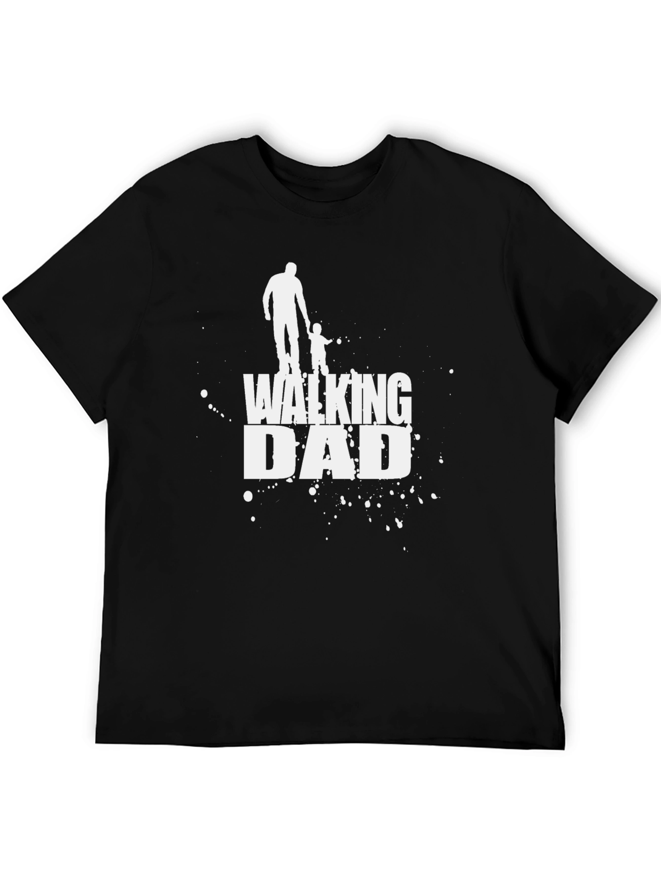 Walking Dad Graphic Tee - Black