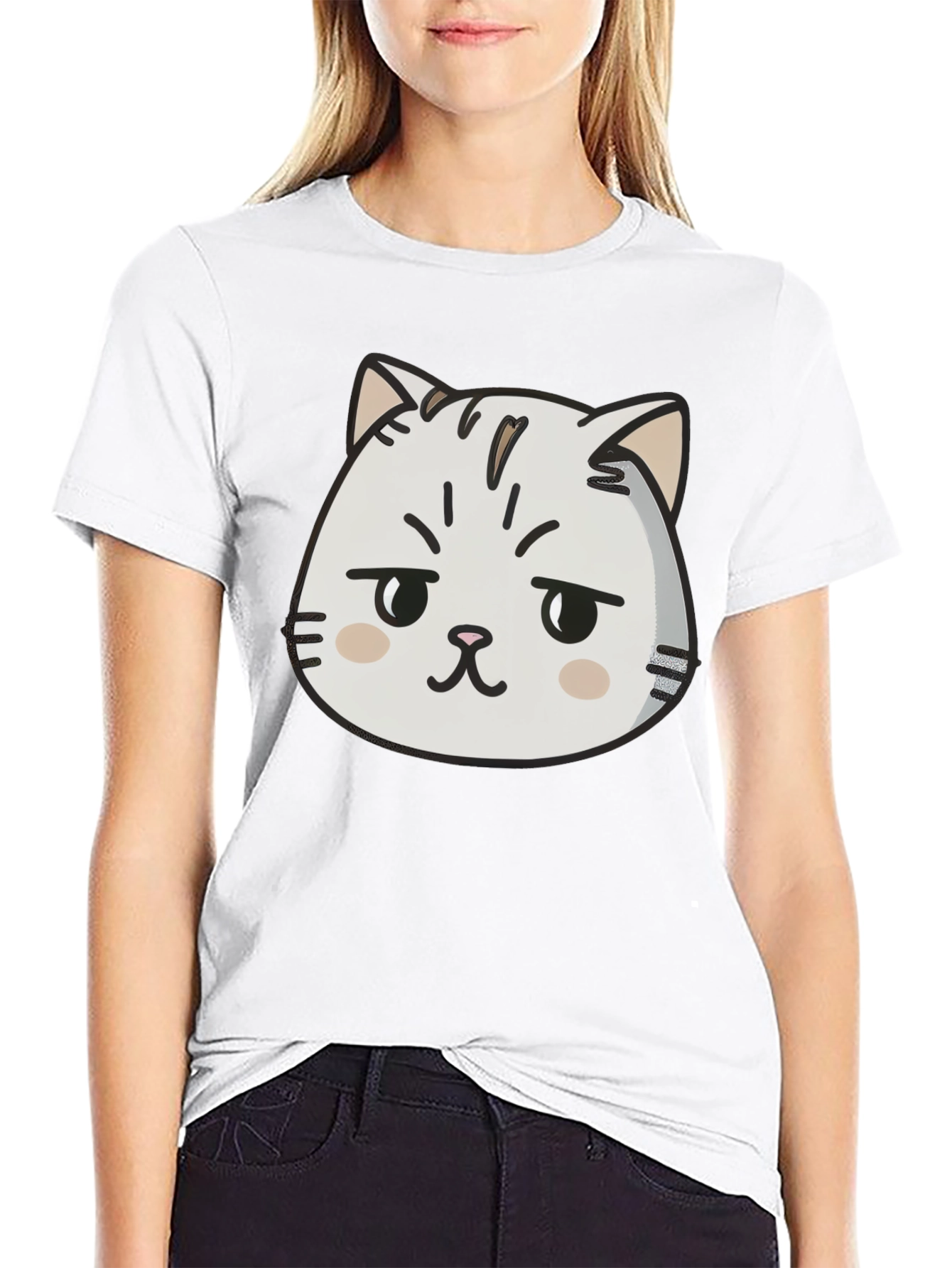 Grumpy Cat Graphic Tee - Mens Black T-Shirt