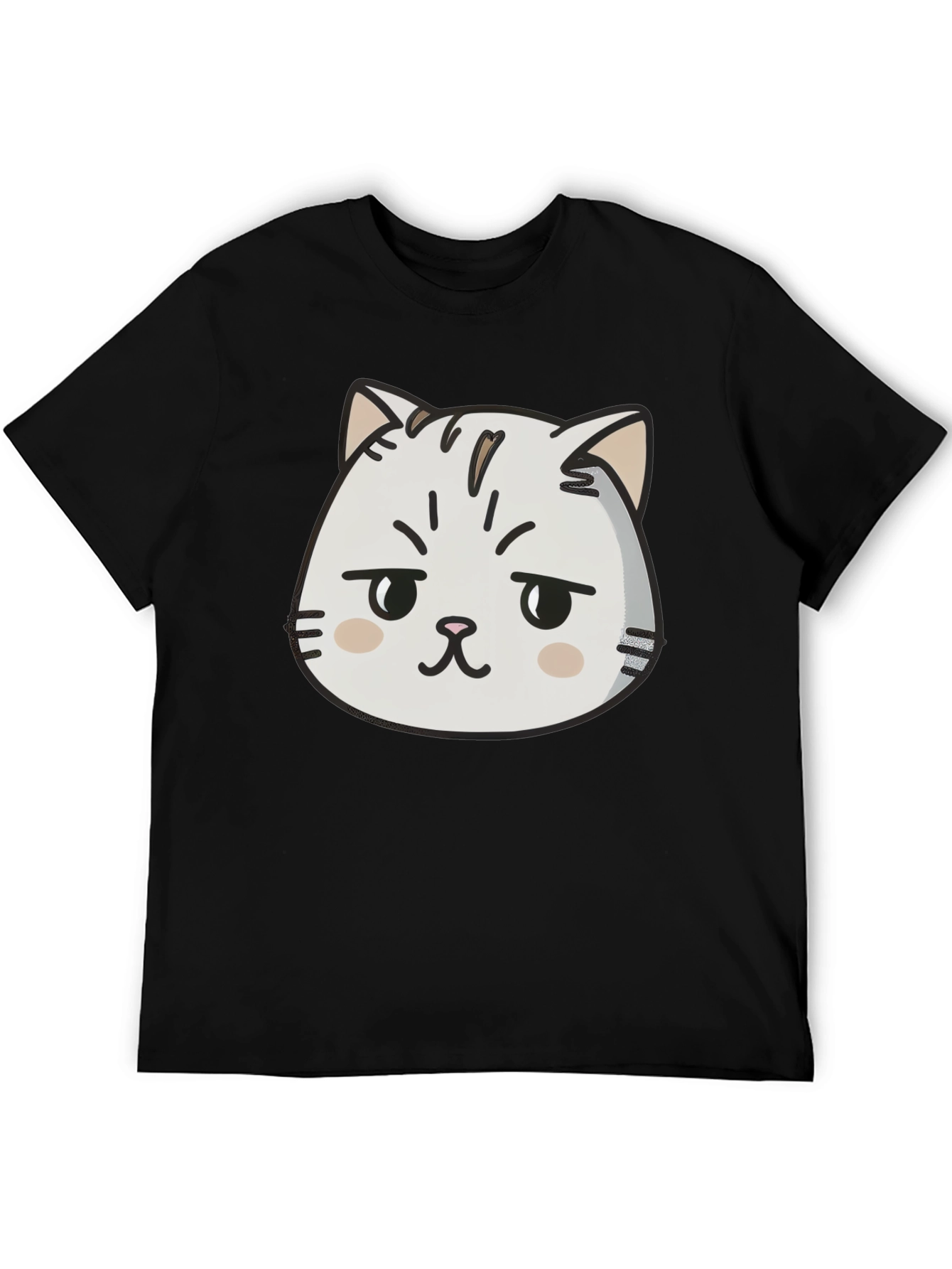 Grumpy Cat Graphic Tee - Mens Black T-Shirt